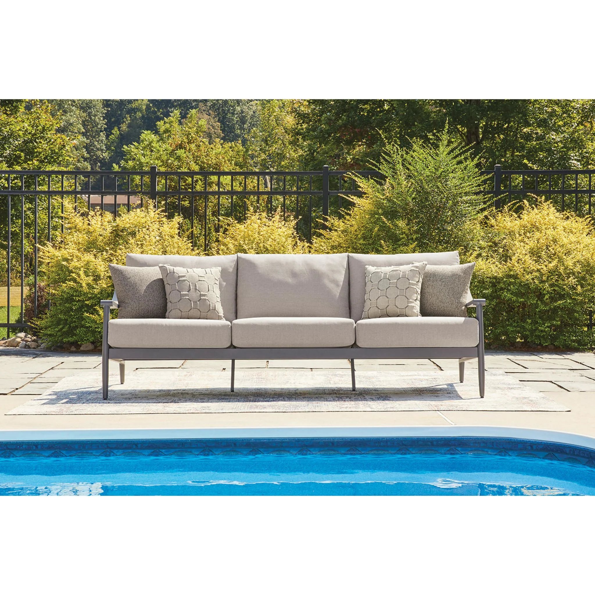 North Island Outdoor Sofa with Cushion - Image 2