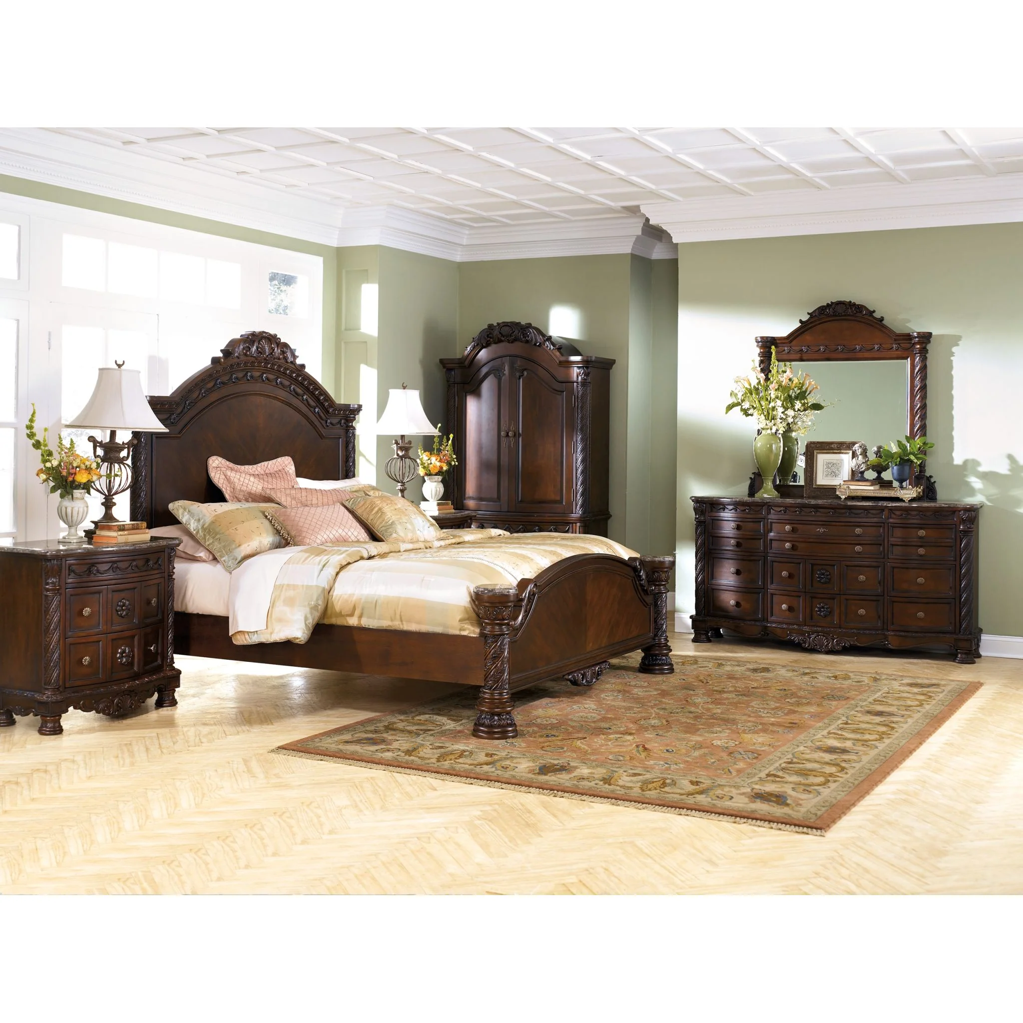 North Shore 3 Piece Panel Bed - Image 12