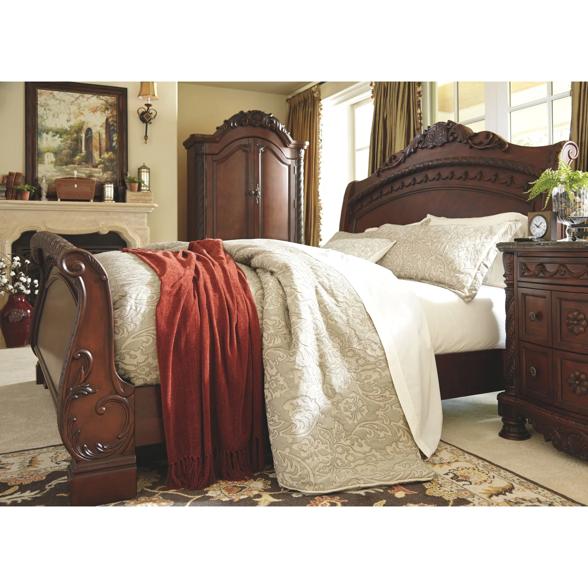 North Shore 3 Piece Sleigh Bed - Image 15