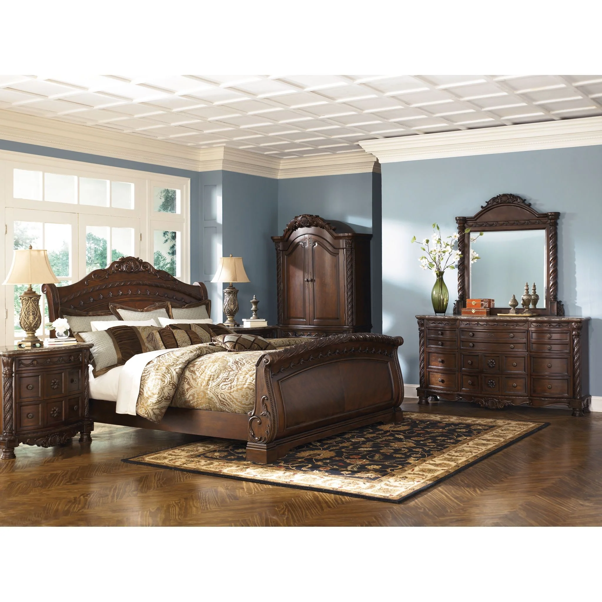North Shore 3 Piece Sleigh Bed - Image 8