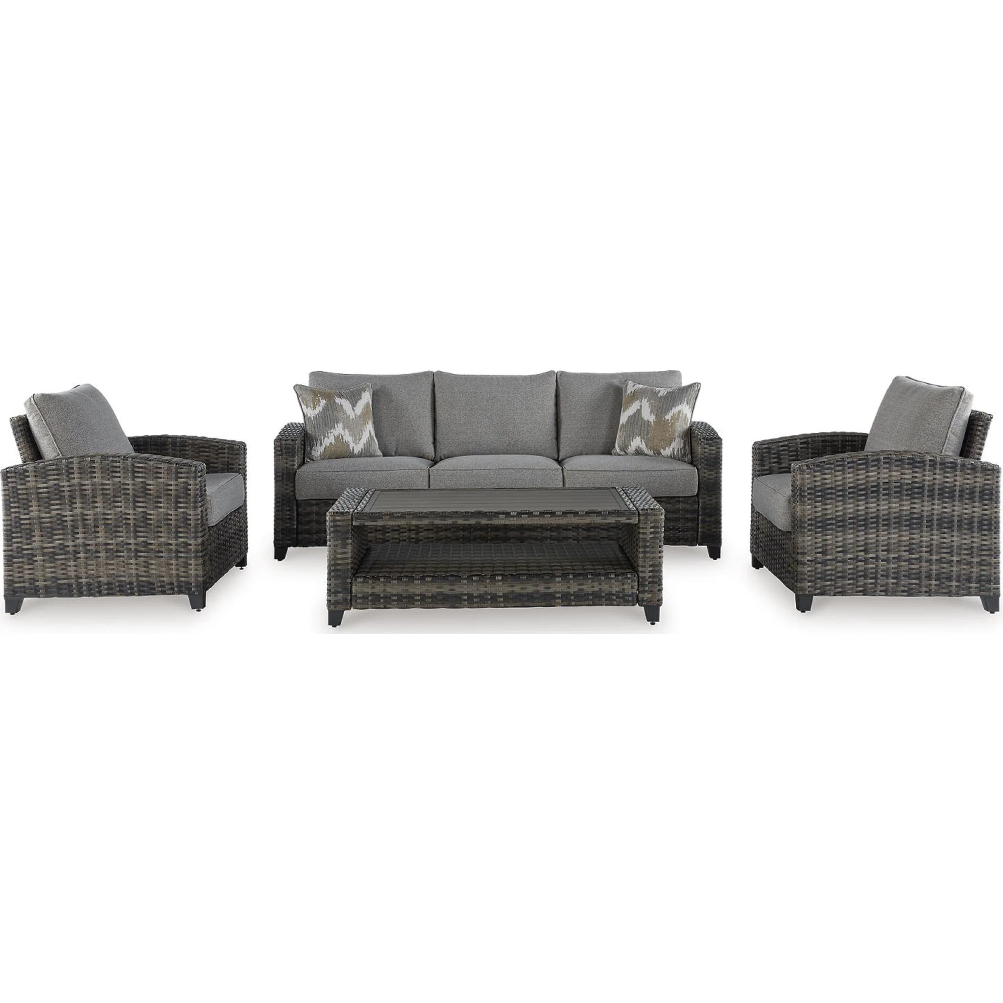 Oasis Court 4 Piece Outdoor Seating - Image 4