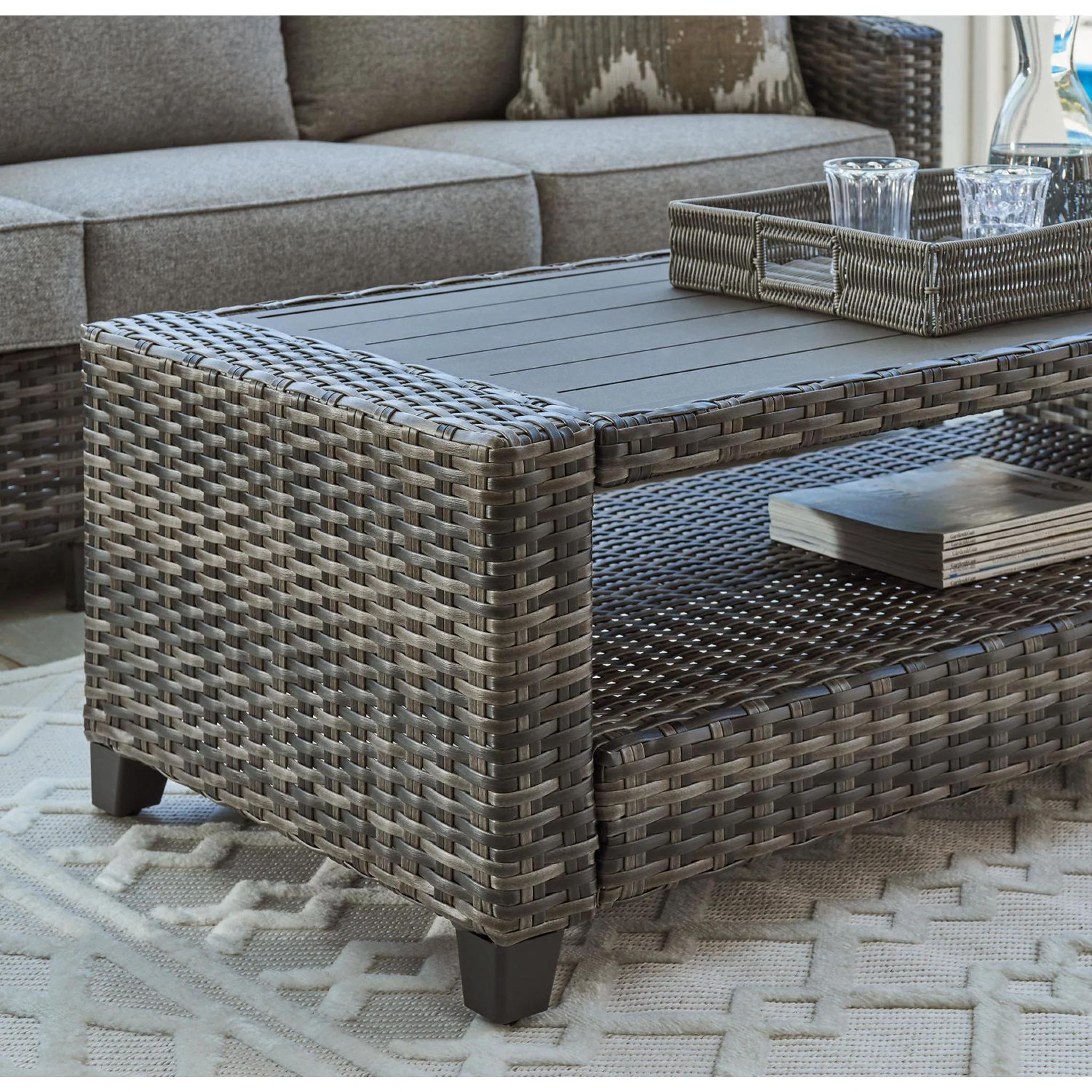 Oasis Court 4 Piece Outdoor Seating - Image 7