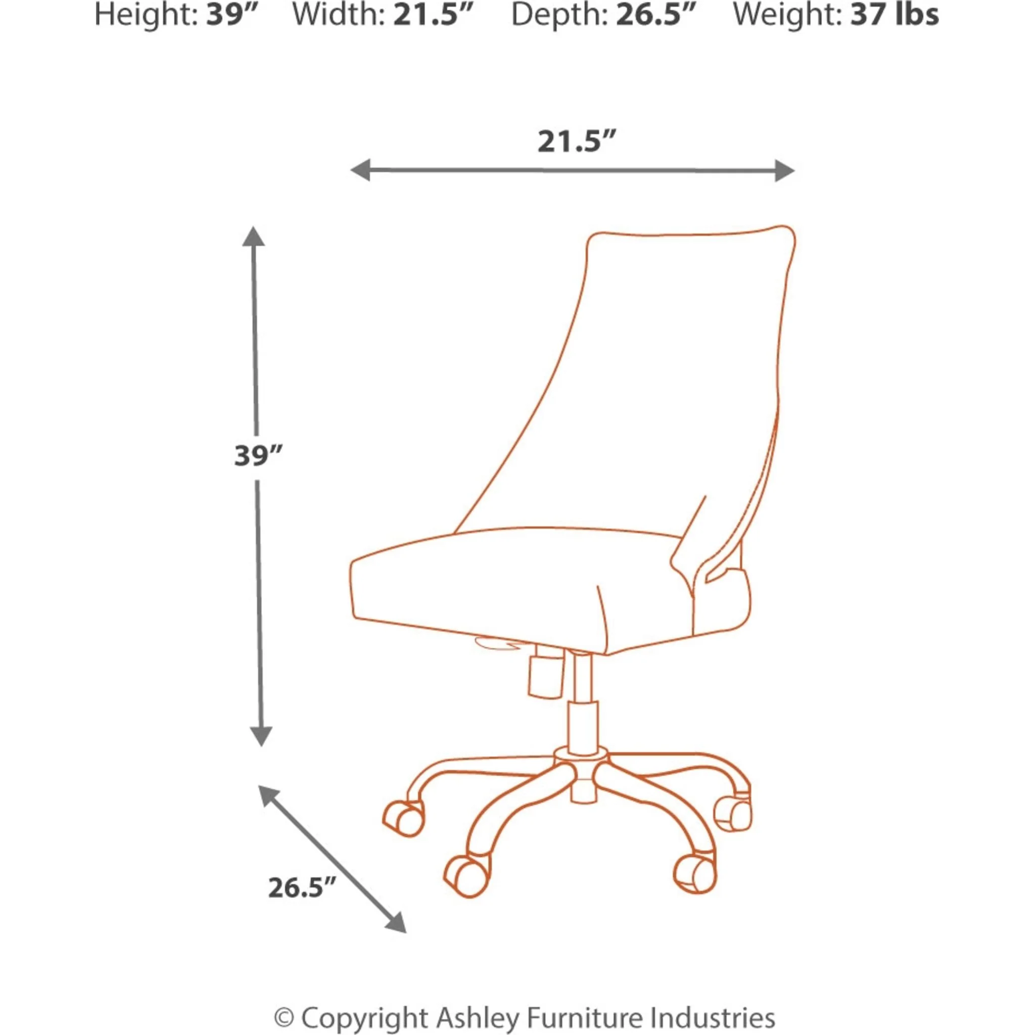 Office Swivel Chair Swivel Desk Chair - Image 4