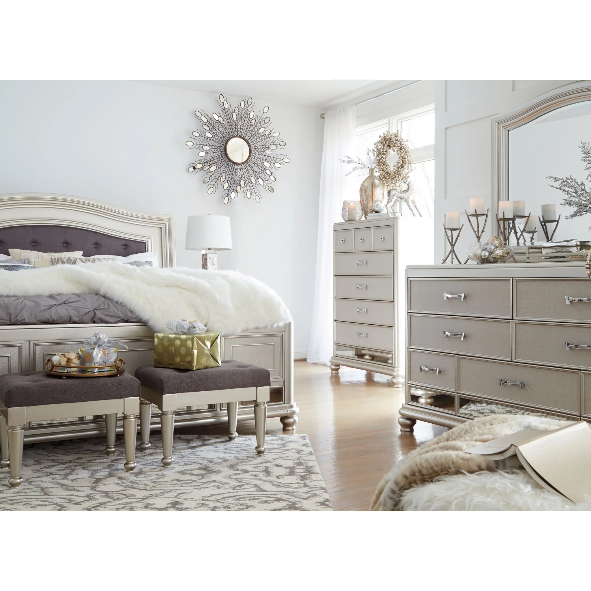 Olivet 3 Piece Full Panel Bed - Image 23