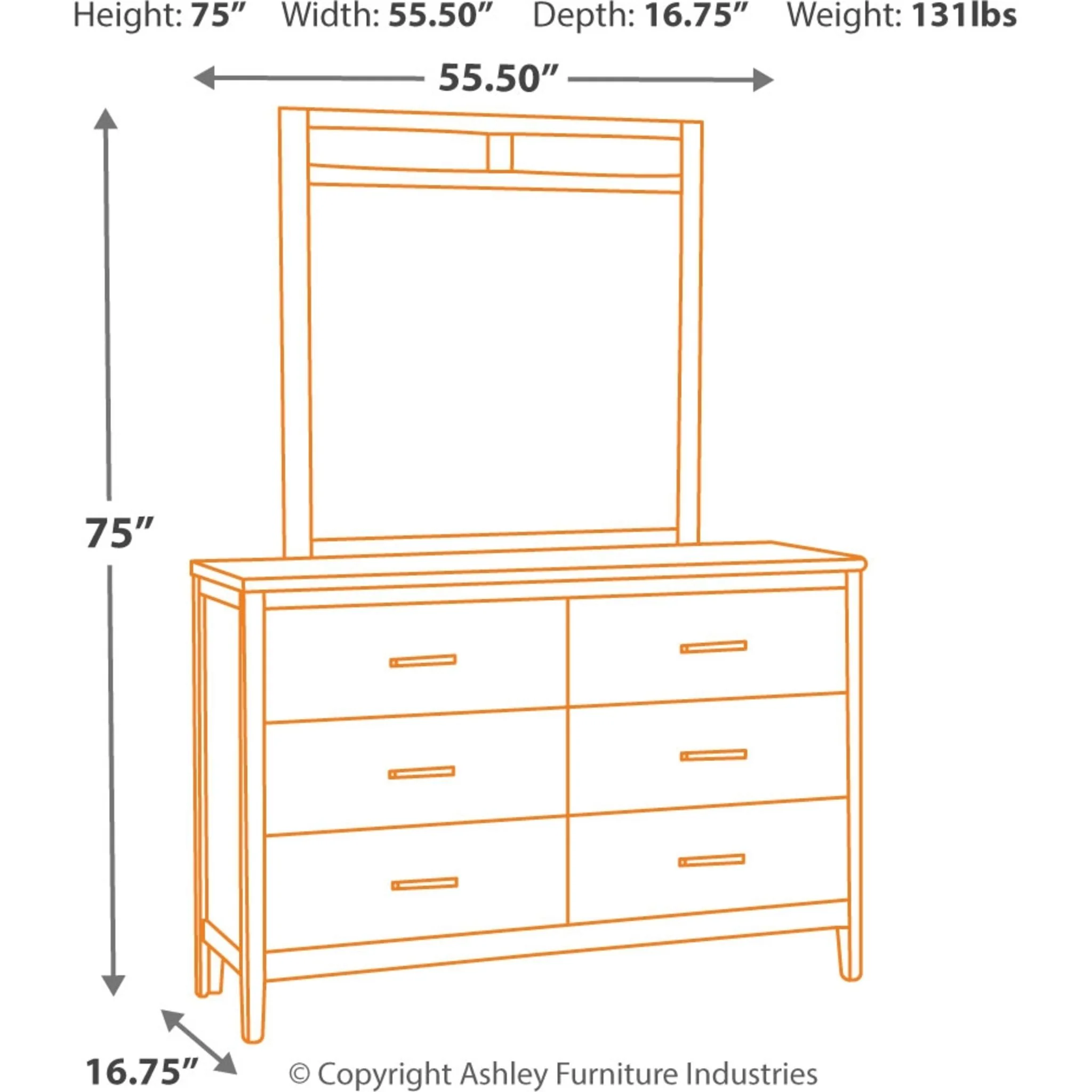 Olivet 5 Piece Twin Bedroom - Image 6