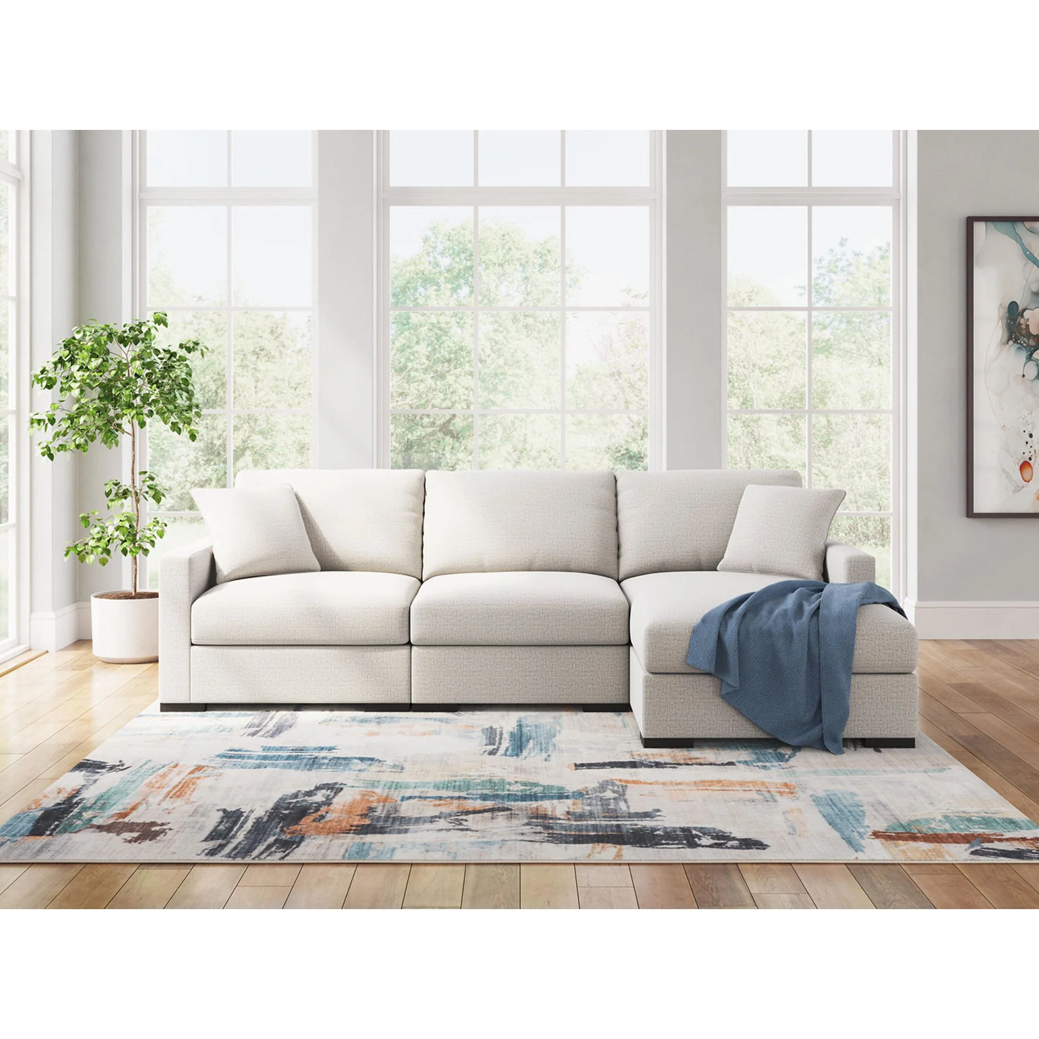 Omaha-Exclusive 3 Piece Modular Sectional with Chaise - Image 24