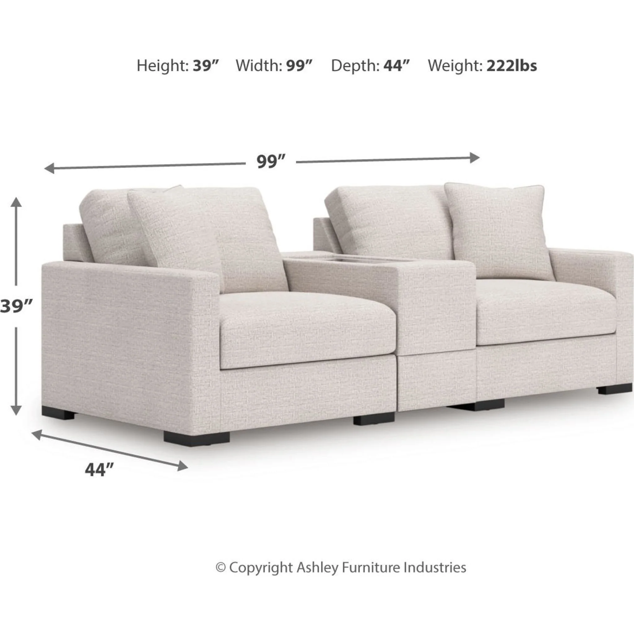 Omaha-Exclusive 3 Piece Modular Sectional with Storage - Image 26