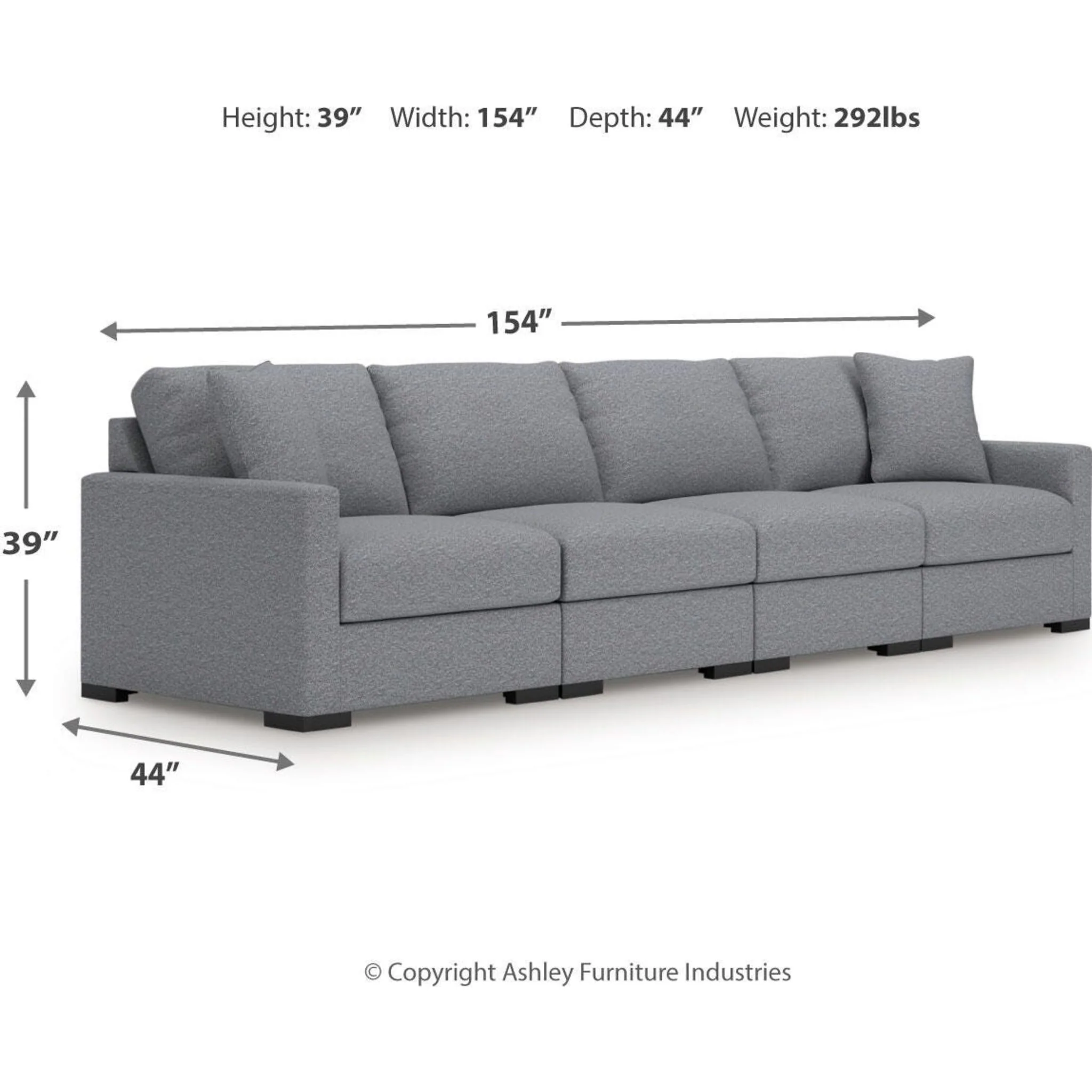 Omaha-Exclusive 4 Piece Modular Sectional - Image 25