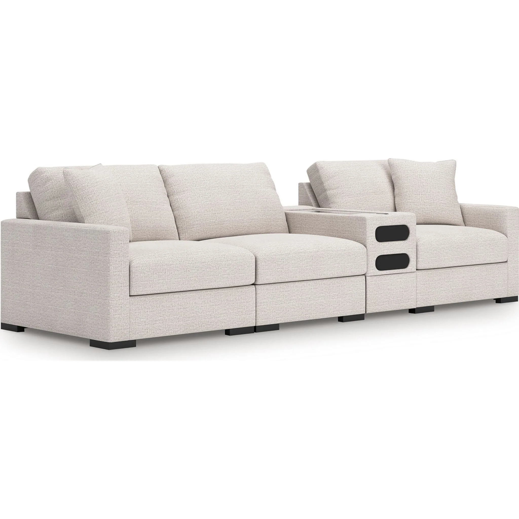 Omaha-Exclusive 4 Piece Modular Sectional with Audio System - Image 2