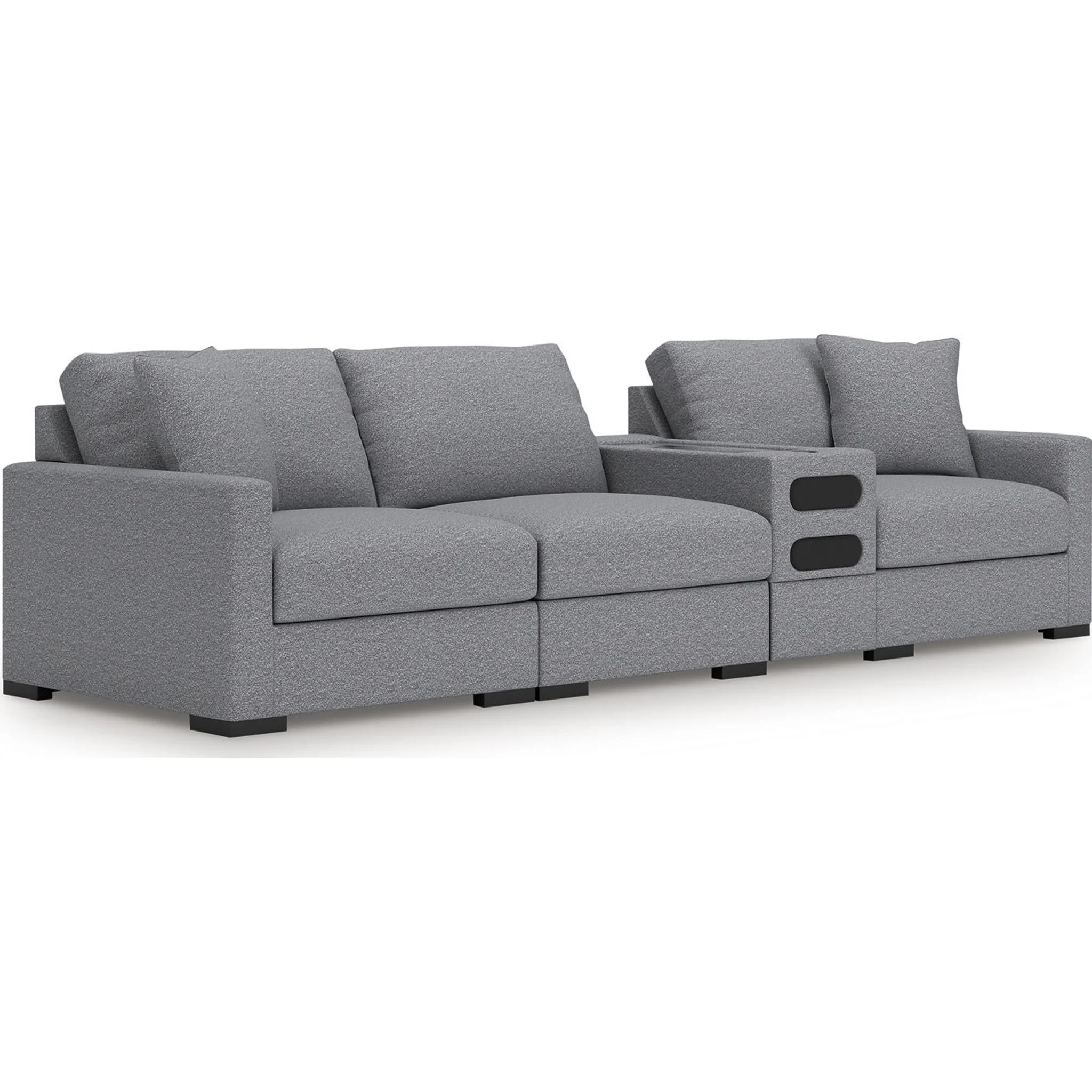 Omaha-Exclusive 4 Piece Modular Sectional with Audio System - Image 30