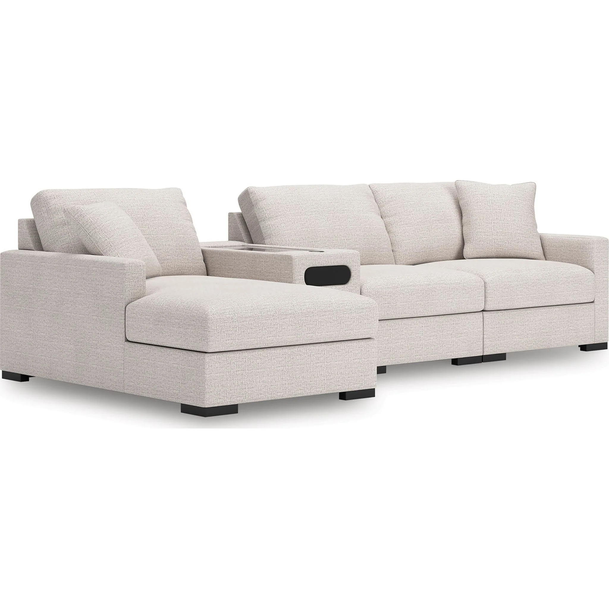 Omaha-Exclusive 4 Piece Modular Sectional with Audio System and Chaise - Image 59