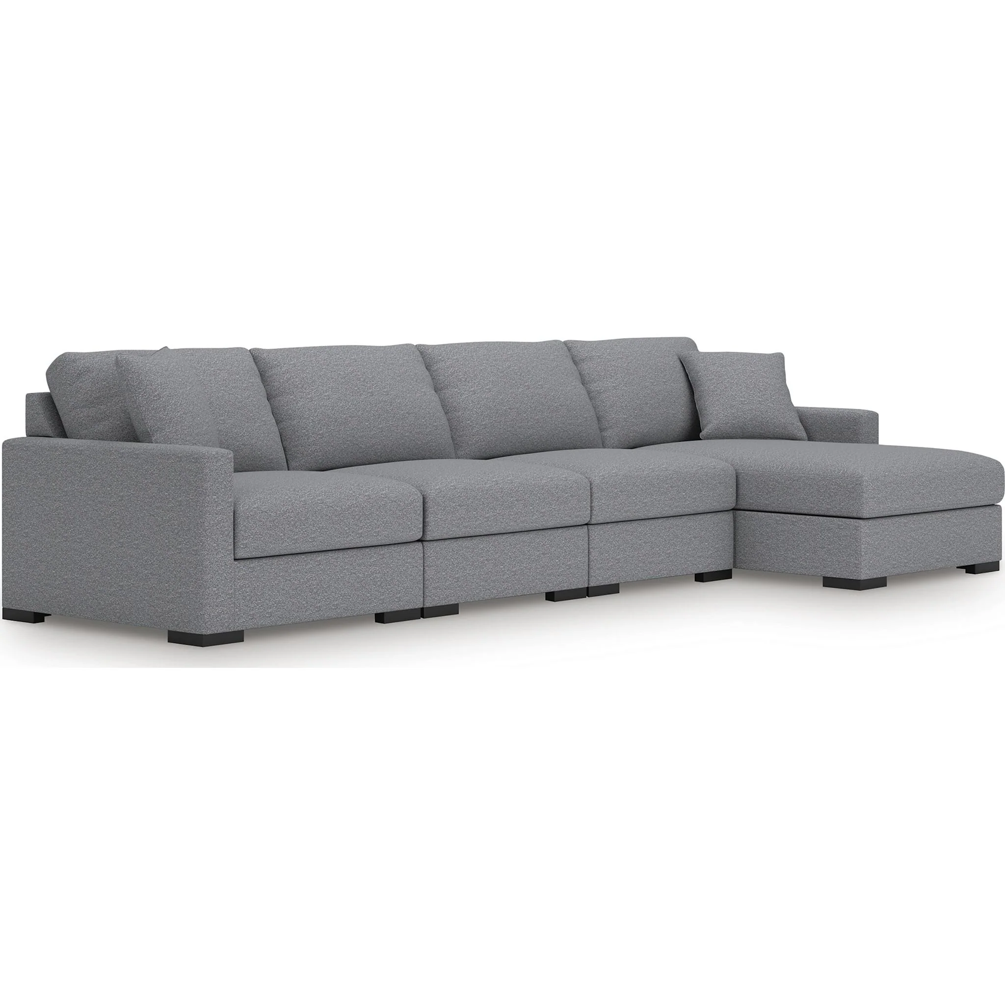Omaha-Exclusive 4 Piece Modular Sectional with Chaise - Image 2