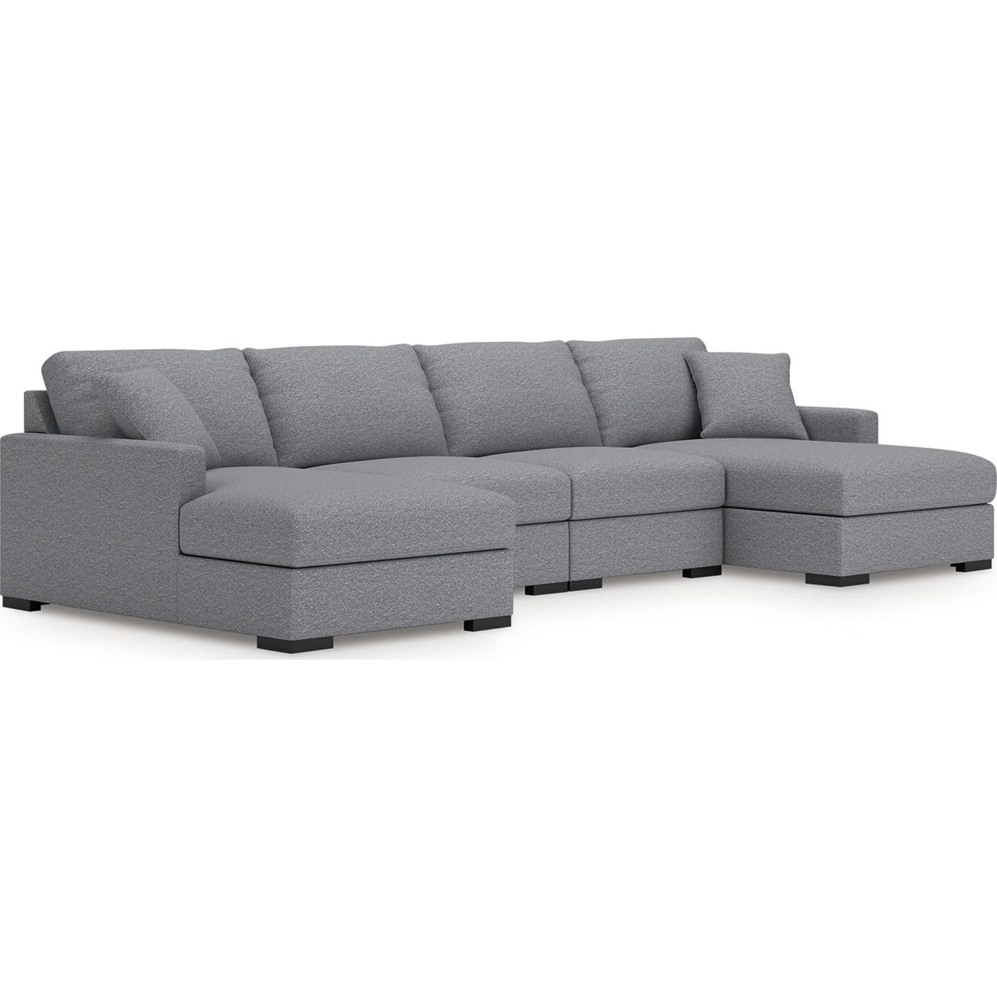 Omaha-Exclusive 4 Piece Modular Sectional with Dual Chaise - Image 4