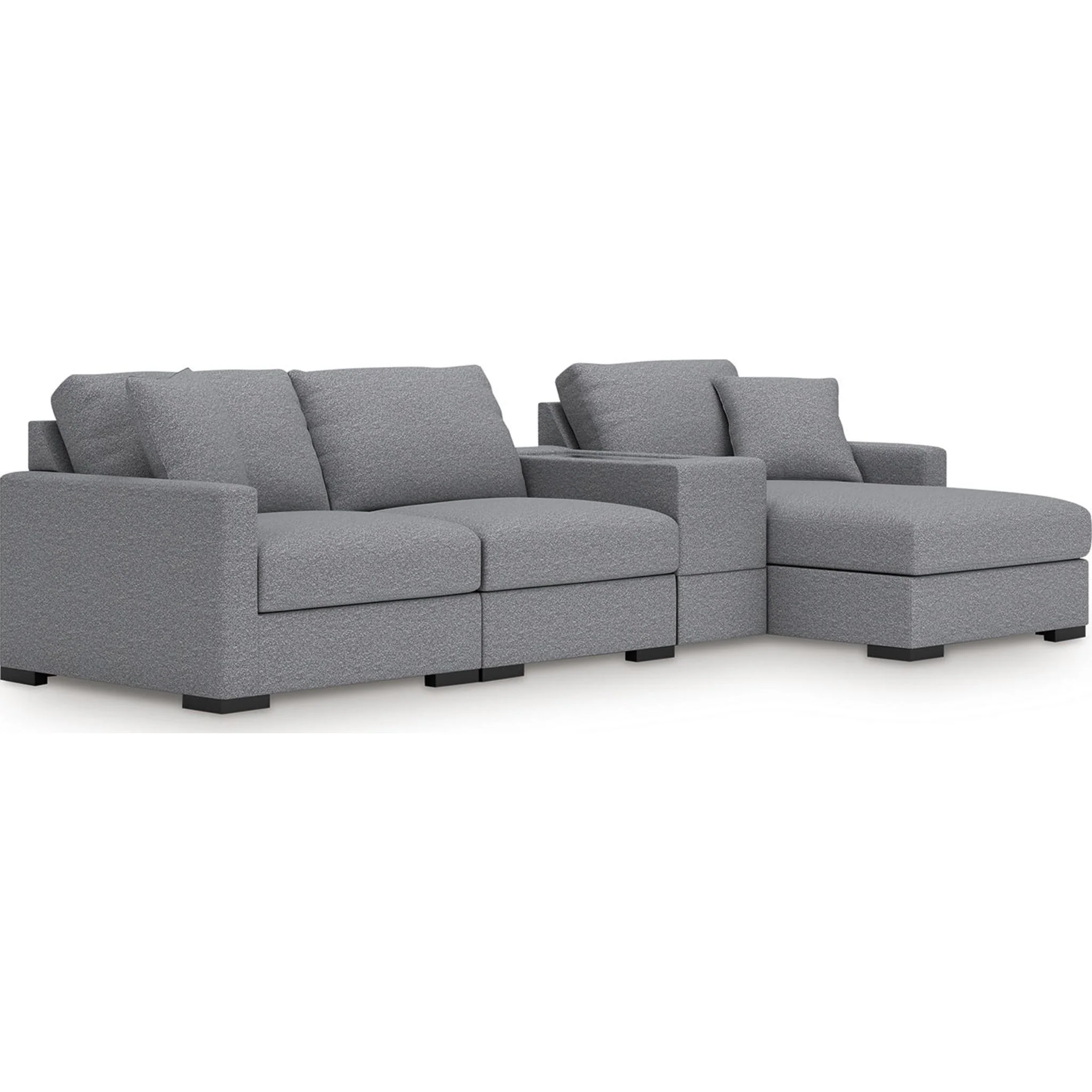 Omaha-Exclusive 4 Piece Modular Sectional with Storage and Chaise - Image 30