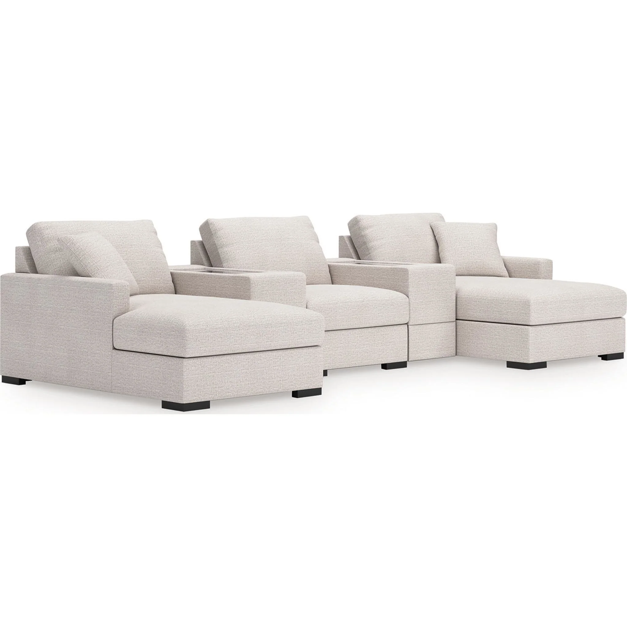 Omaha-Exclusive 5 Piece Modular Sectional with Dual Chaise and Dual Storage - Image 10