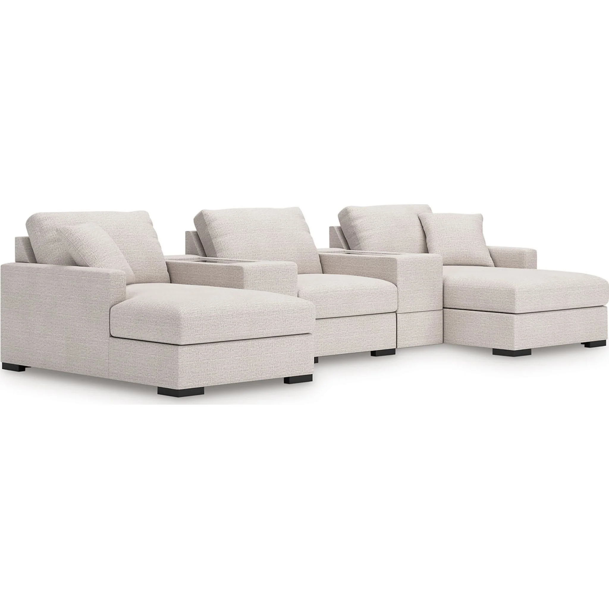 Omaha-Exclusive 5 Piece Modular Sectional with Dual Chaise and Dual Storage - Image 12