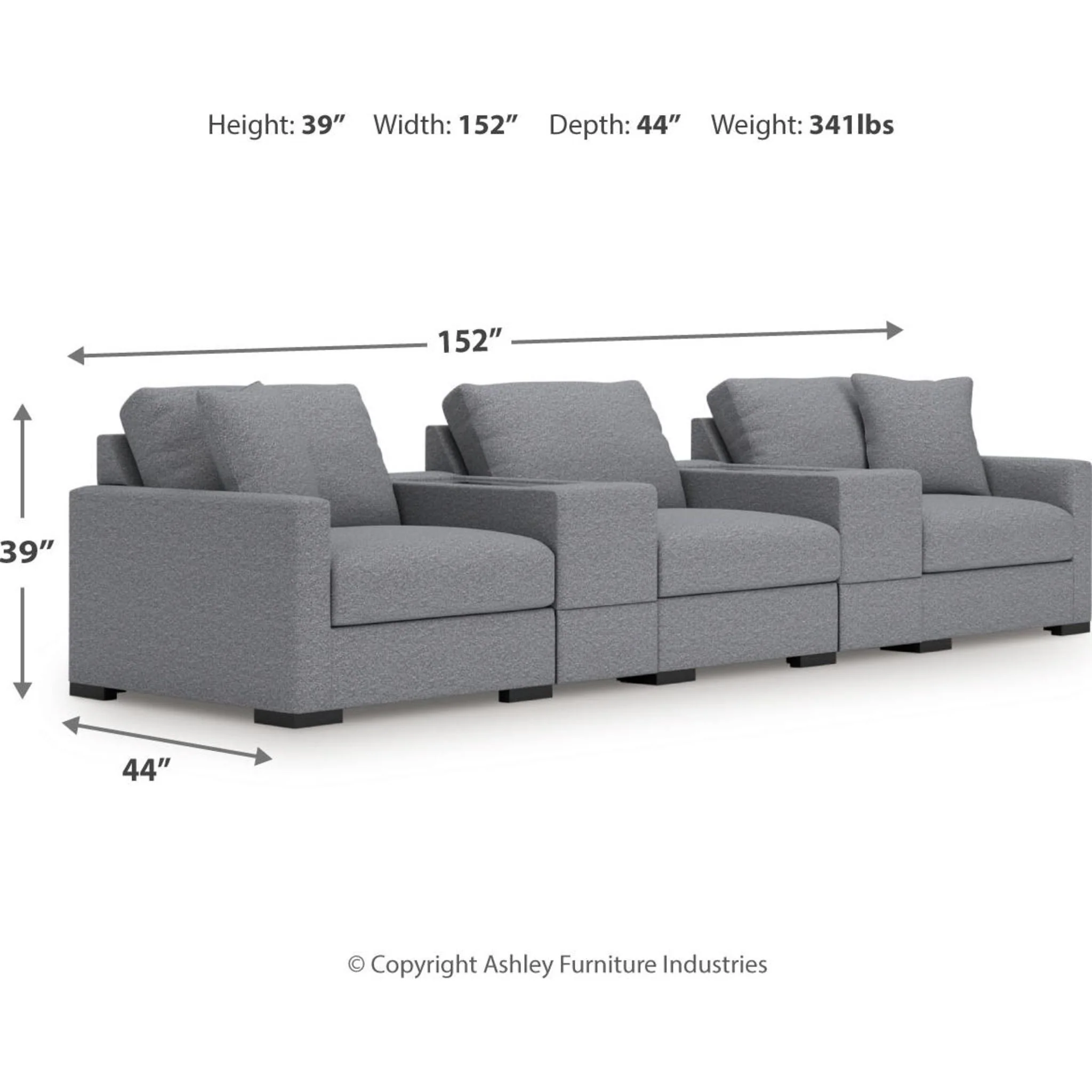 Omaha-Exclusive 5 Piece Modular Sectional with Dual Storage - Image 33