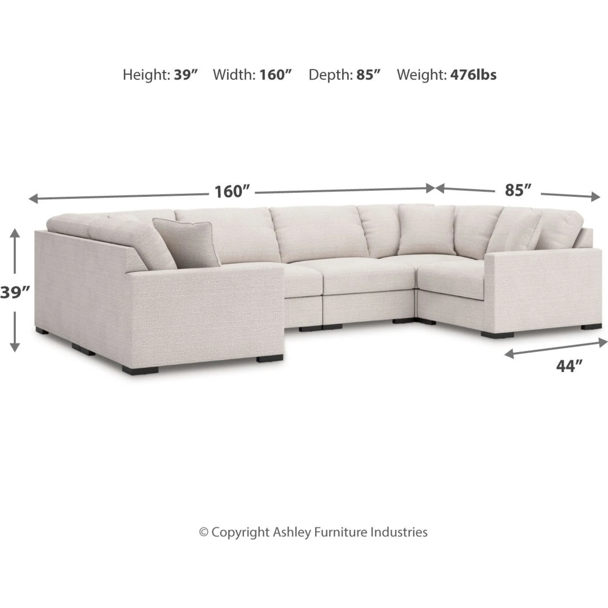 Omaha-Exclusive 6 Piece Modular Sectional - Image 12
