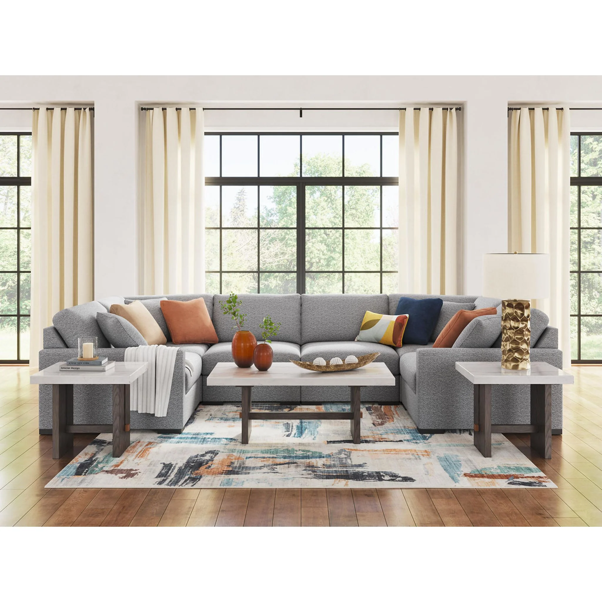 Omaha-Exclusive 6 Piece Modular Sectional - Image 2