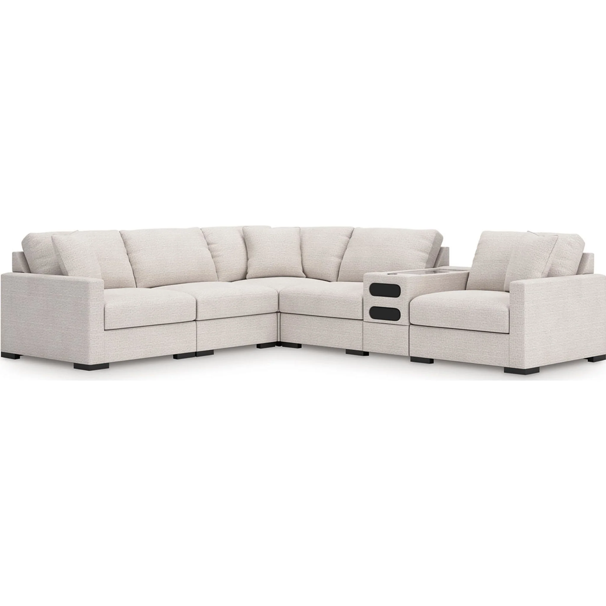 Omaha-Exclusive 6 Piece Modular Sectional with Audio System - Image 2
