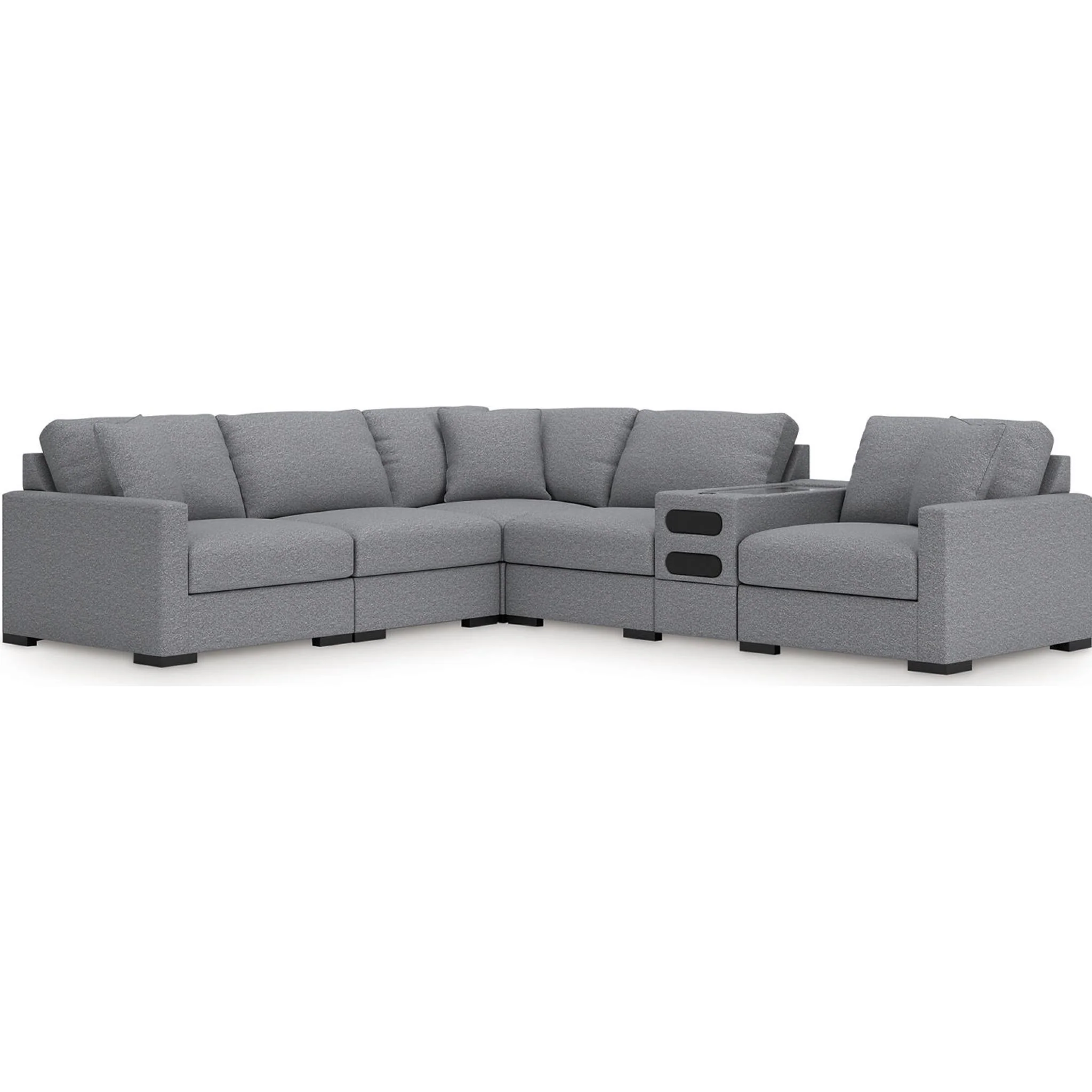 Omaha-Exclusive 6 Piece Modular Sectional with Audio System - Image 34