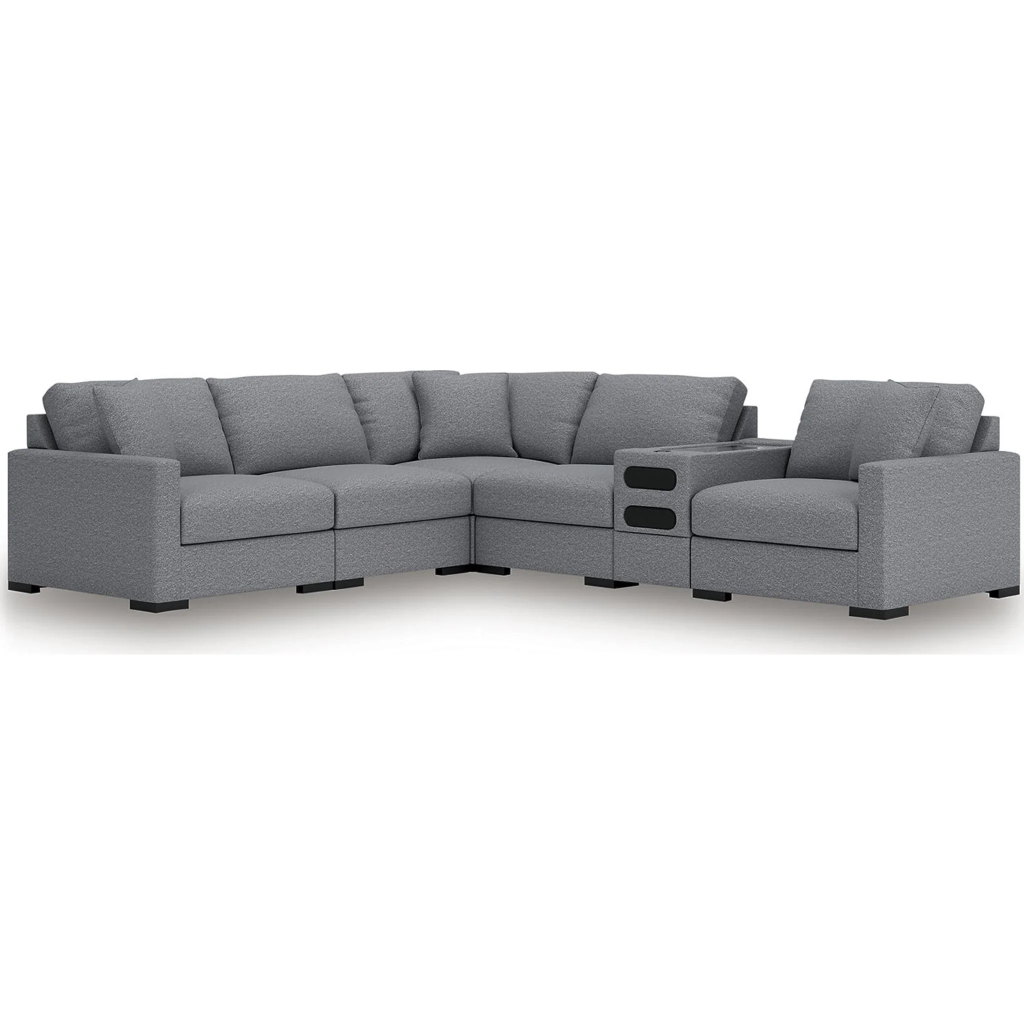 Omaha-Exclusive 6 Piece Modular Sectional with Audio System - Image 37