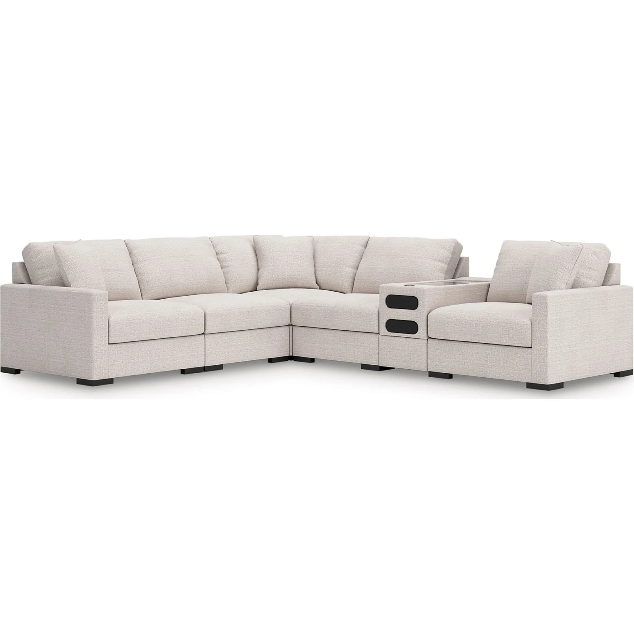 Omaha-Exclusive 6 Piece Modular Sectional with Audio System - Image 4