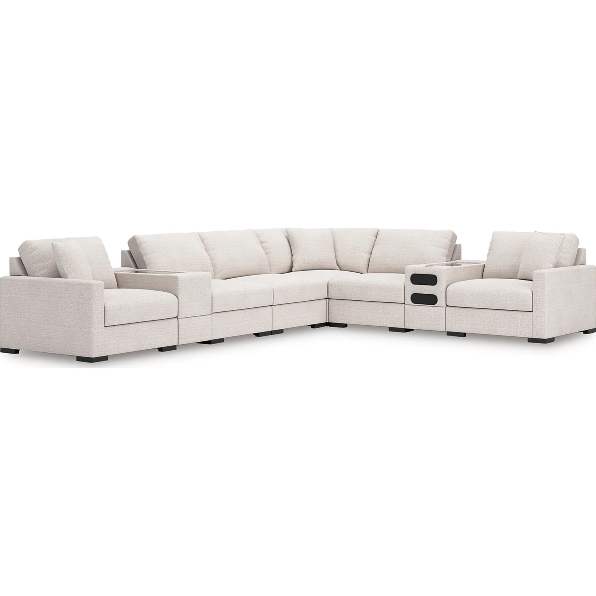 Omaha-Exclusive 8 Piece Modular Sectional with Audio System and Storage - Image 100