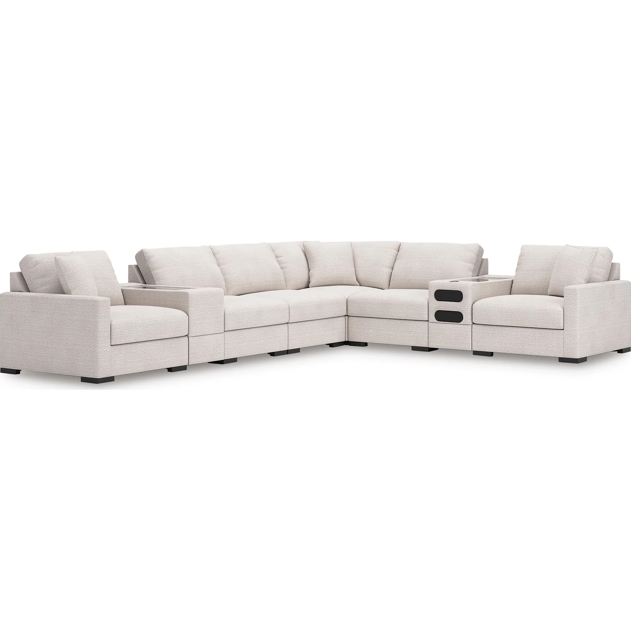 Omaha-Exclusive 8 Piece Modular Sectional with Audio System and Storage - Image 78