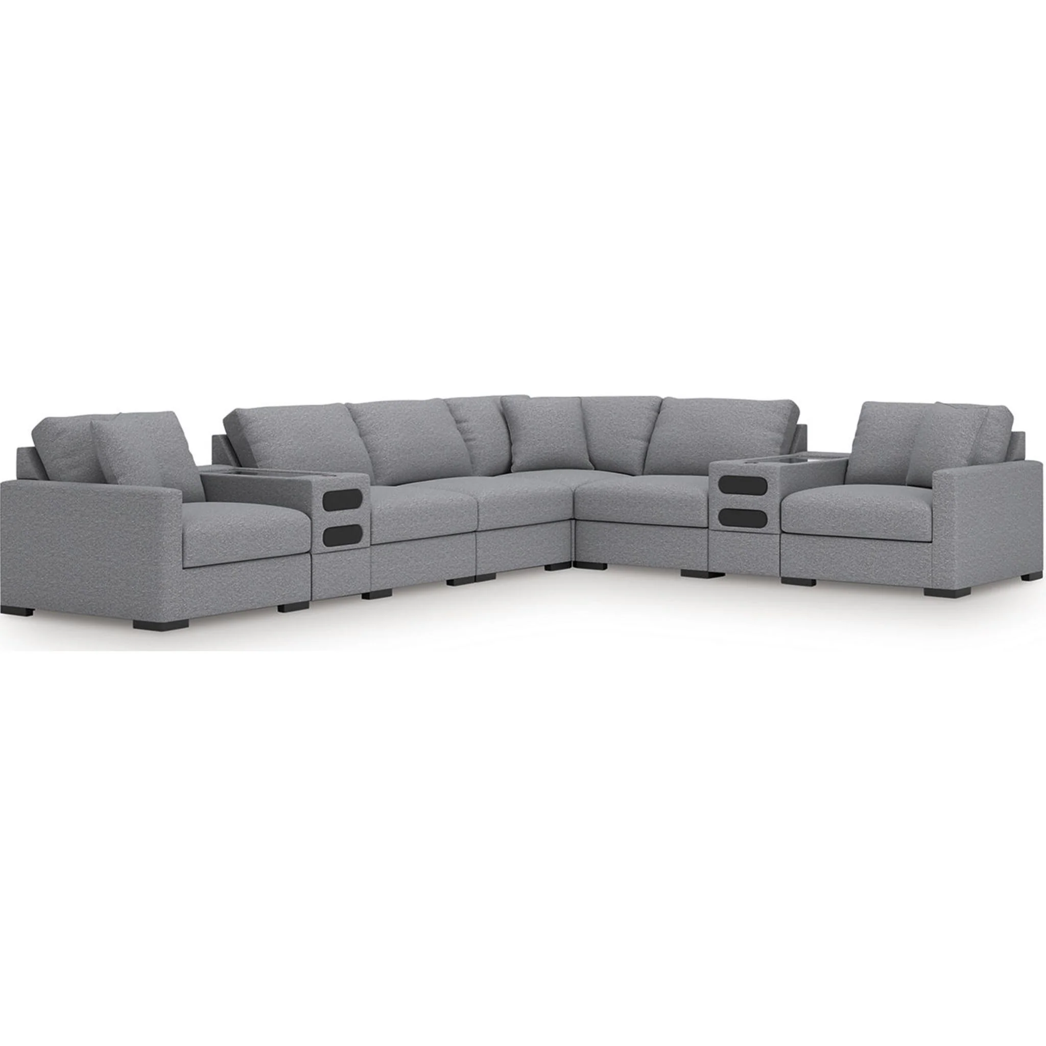 Omaha-Exclusive 8 Piece Modular Sectional with Dual Audio System - Image 2