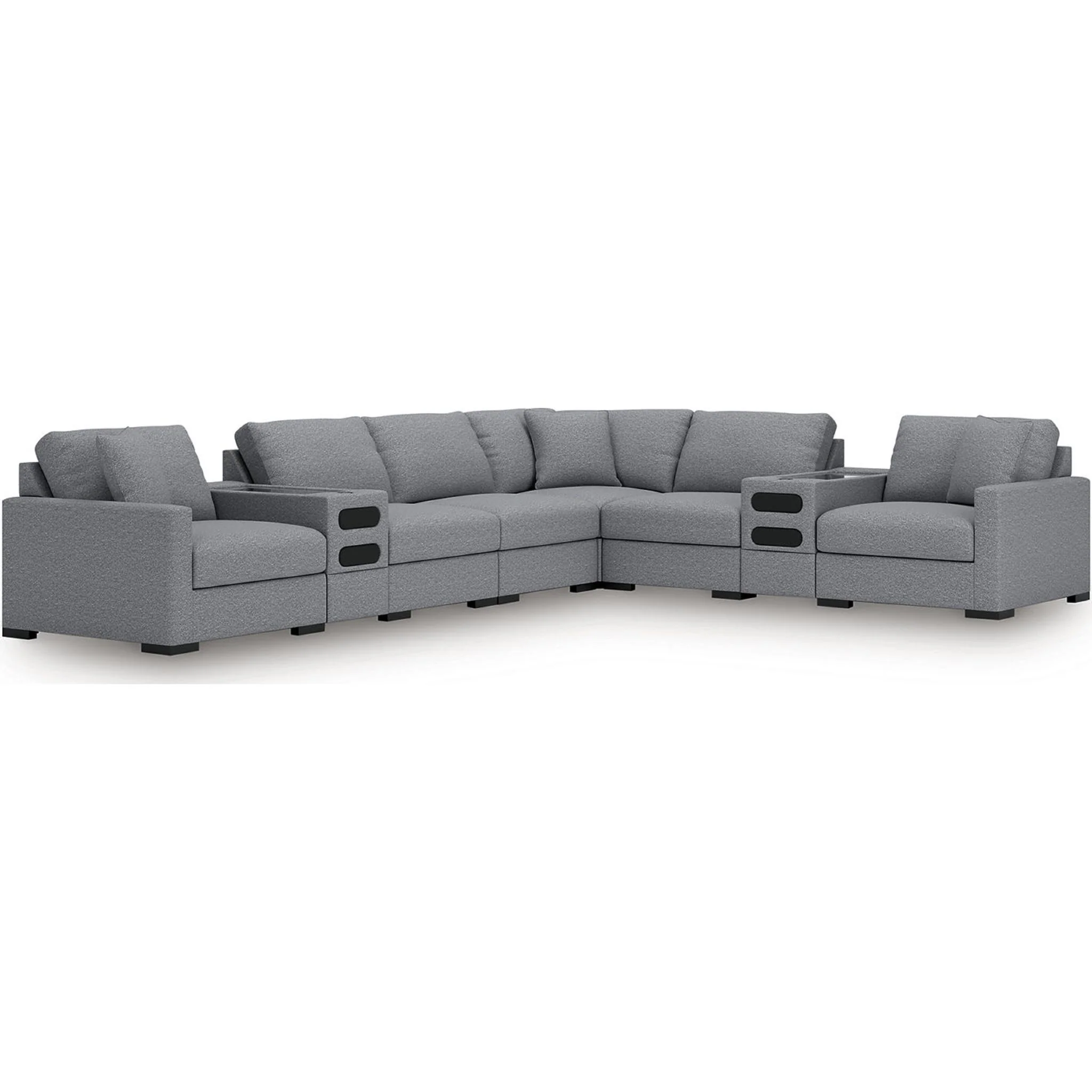 Omaha-Exclusive 8 Piece Modular Sectional with Dual Audio System - Image 4