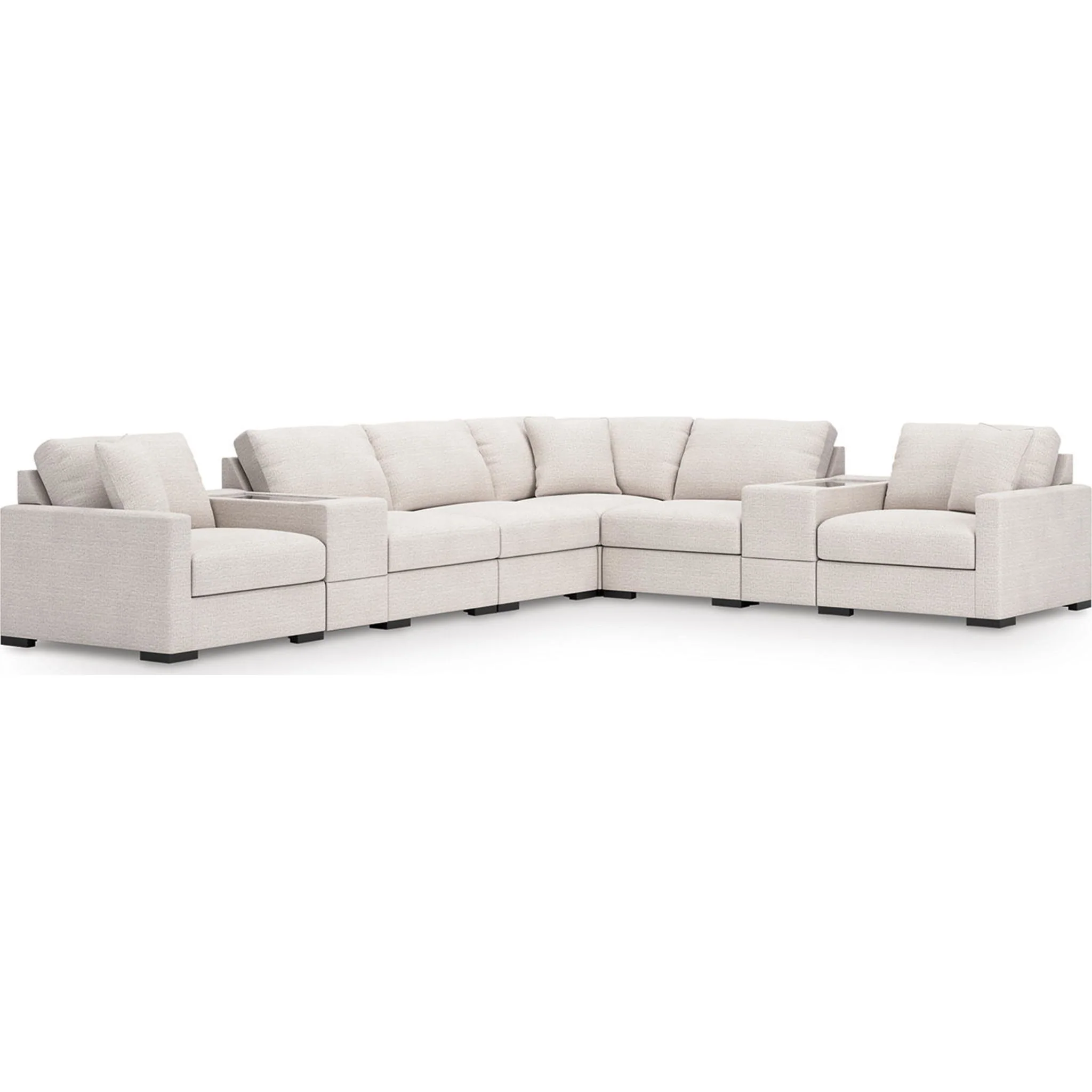 Omaha-Exclusive 8 Piece Modular Sectional with Dual Storage - Image 2