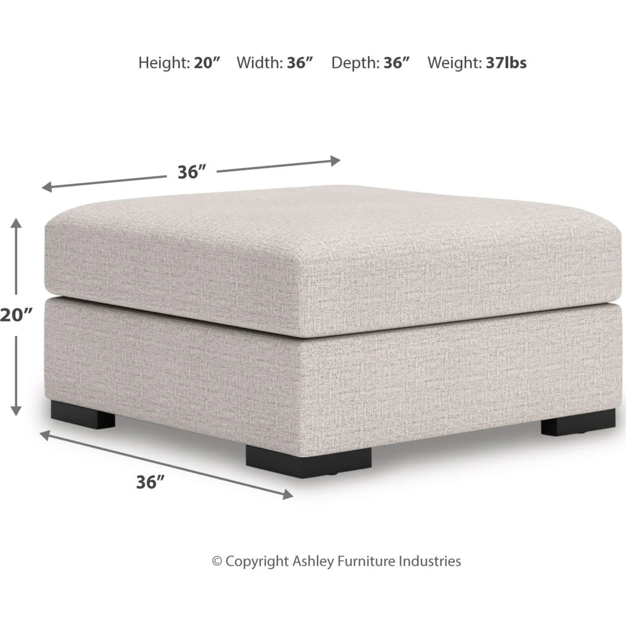 Omaha-Exclusive Oversized Accent Ottoman - Image 12