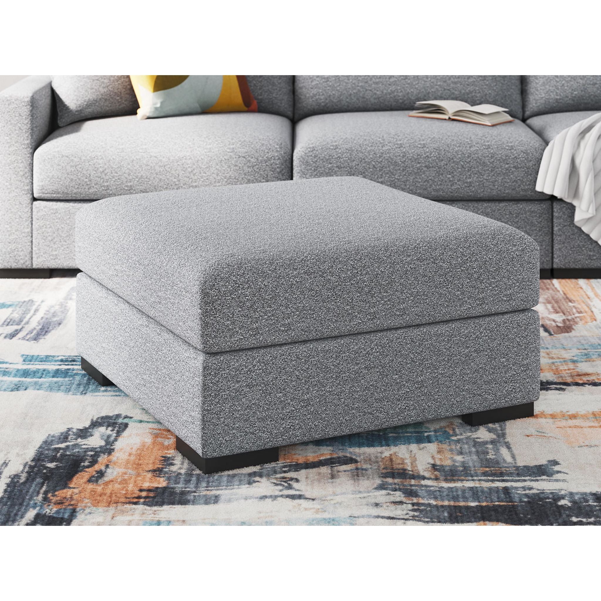 Omaha-Exclusive Oversized Accent Ottoman - Image 2