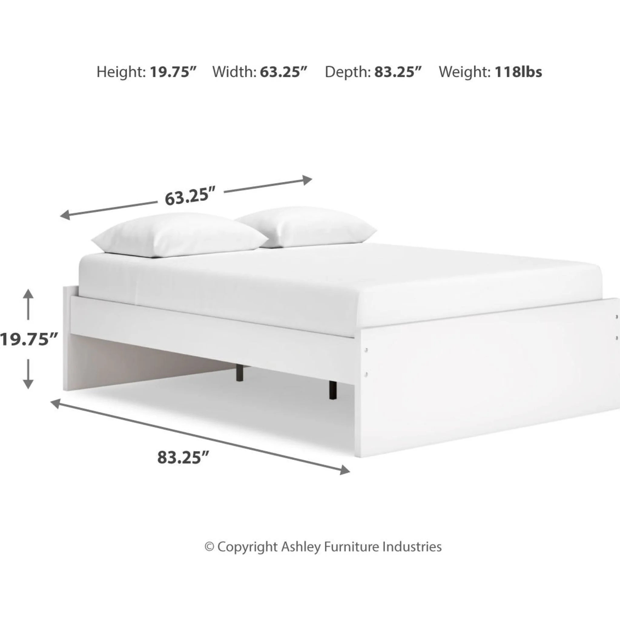 Onita Queen Platform Bed - Image 10