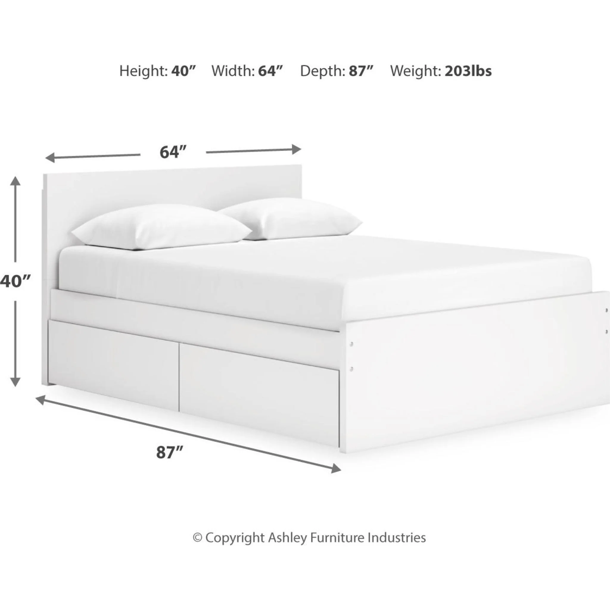Onita Queen Storage Bed - Image 5