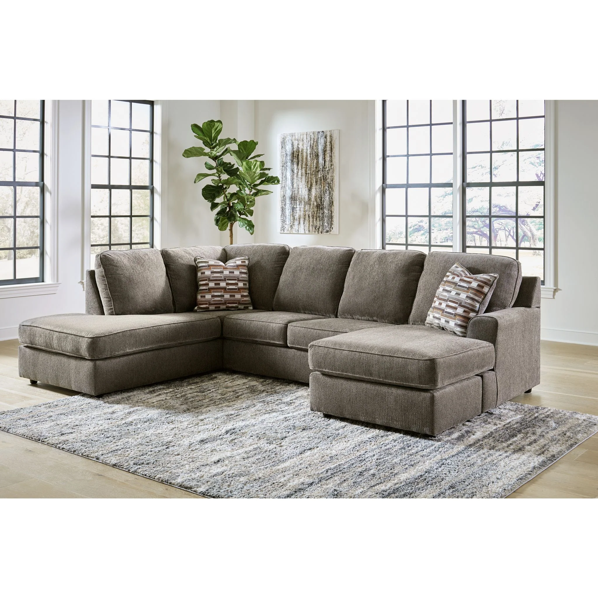 O'Phannon 2 Piece Sectional with Chaise - Image 2