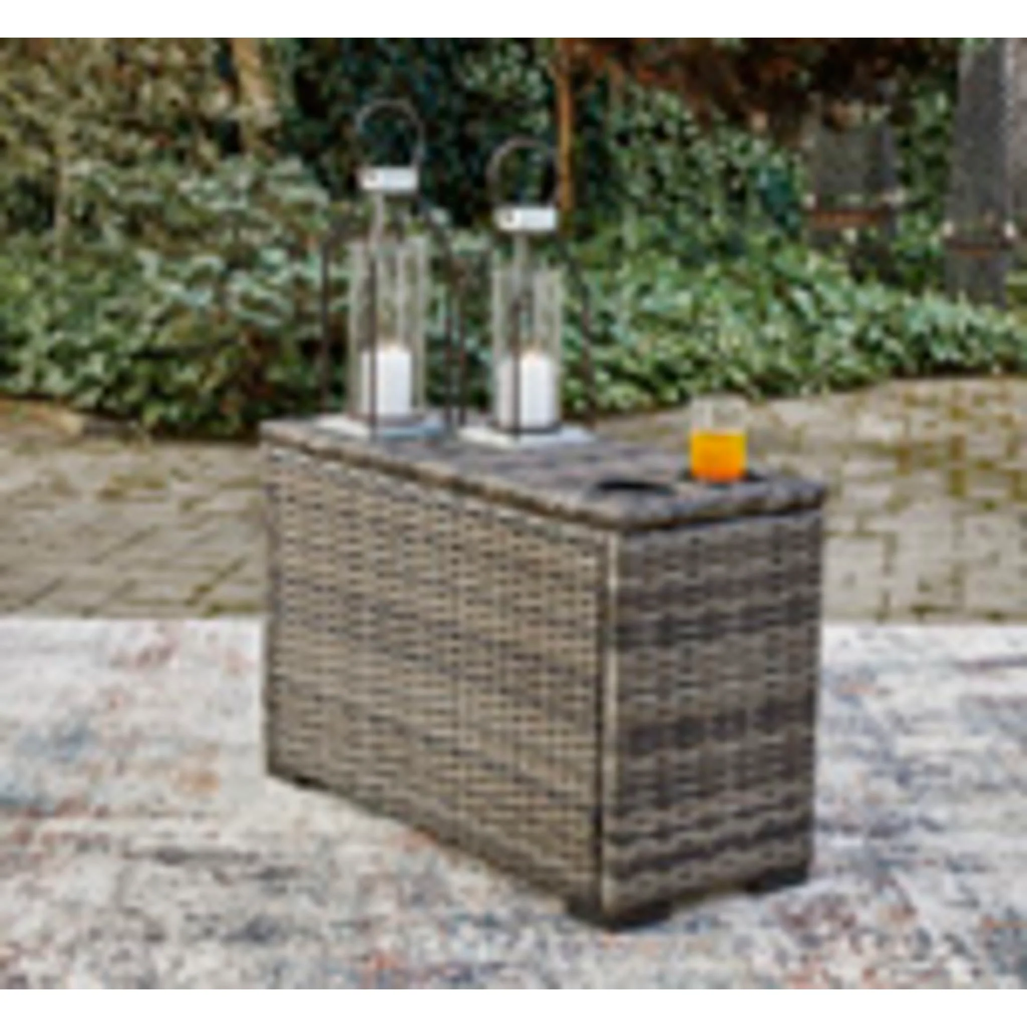 Harbor Court Outdoor Modular Console with Drink Holders - Image 8