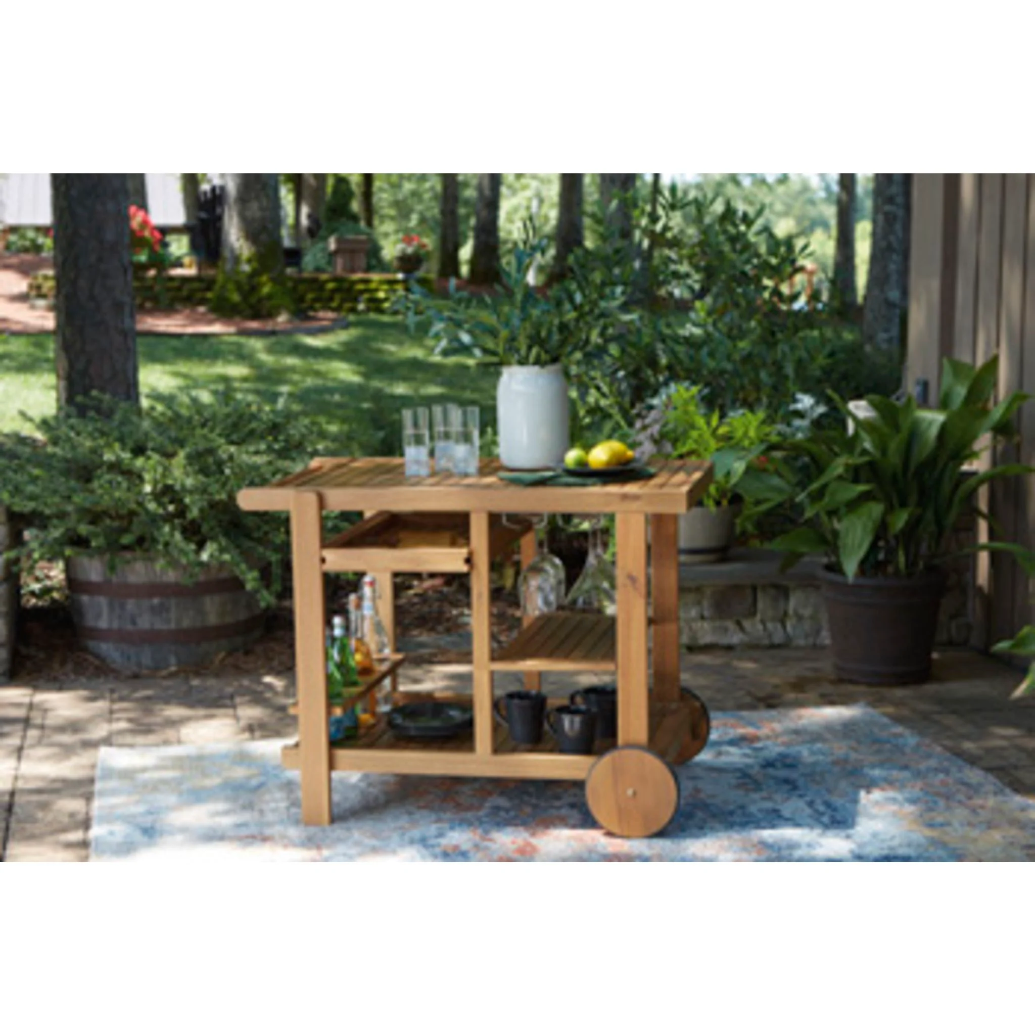 Outdoor Kailani Serving Cart - Image 3