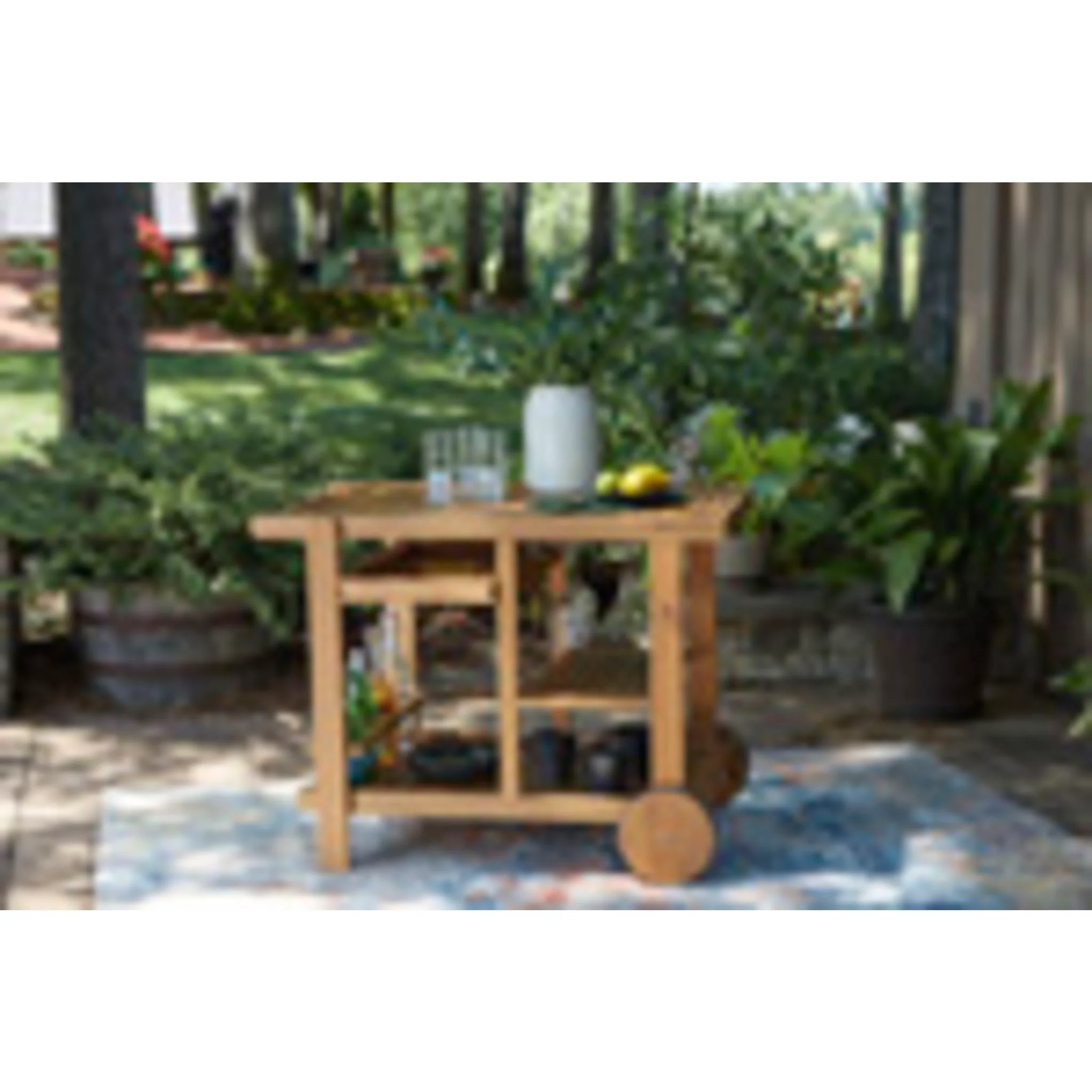 Outdoor Kailani Serving Cart - Image 4