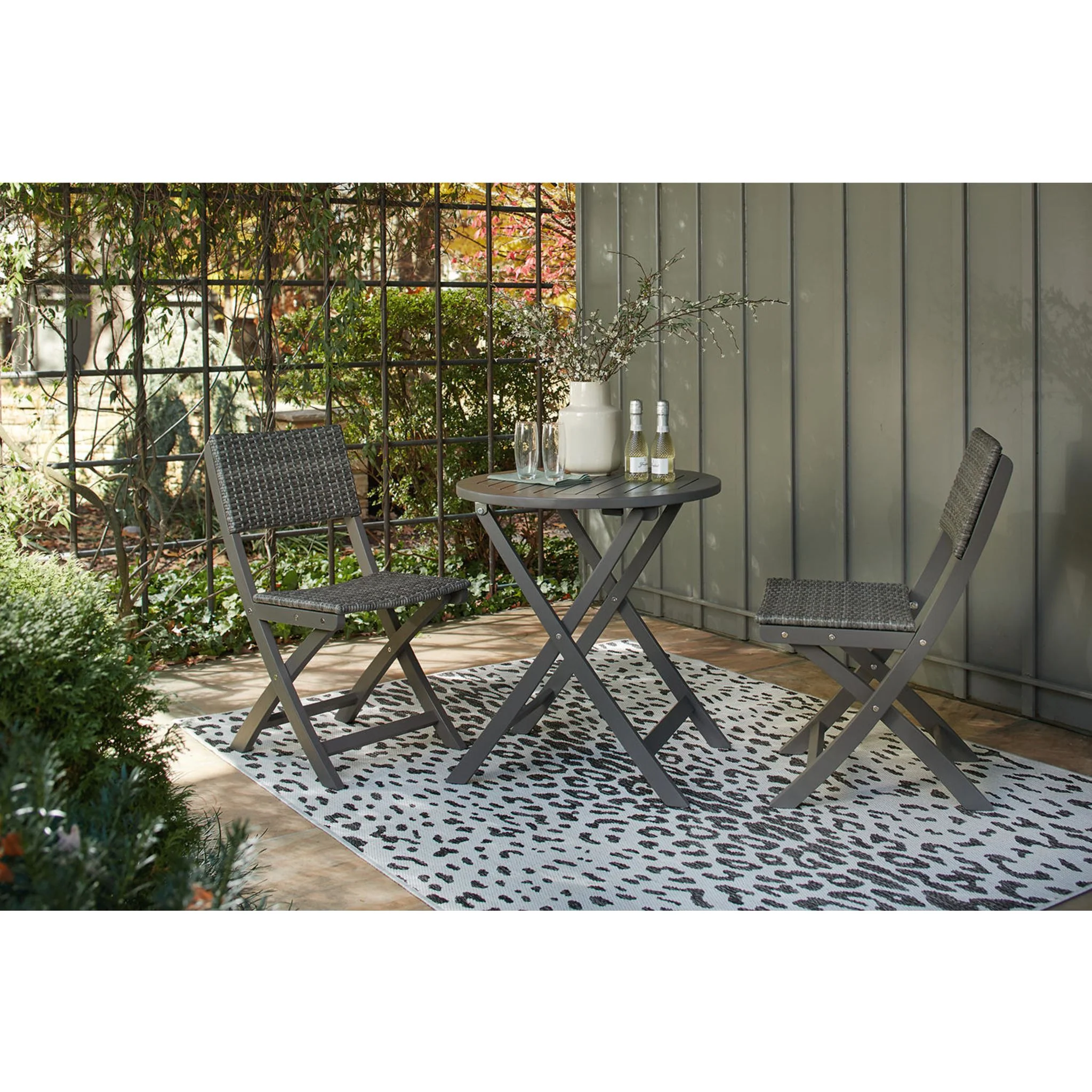 Outdoor Safari Peak Chairs w/Table Set - Image 2