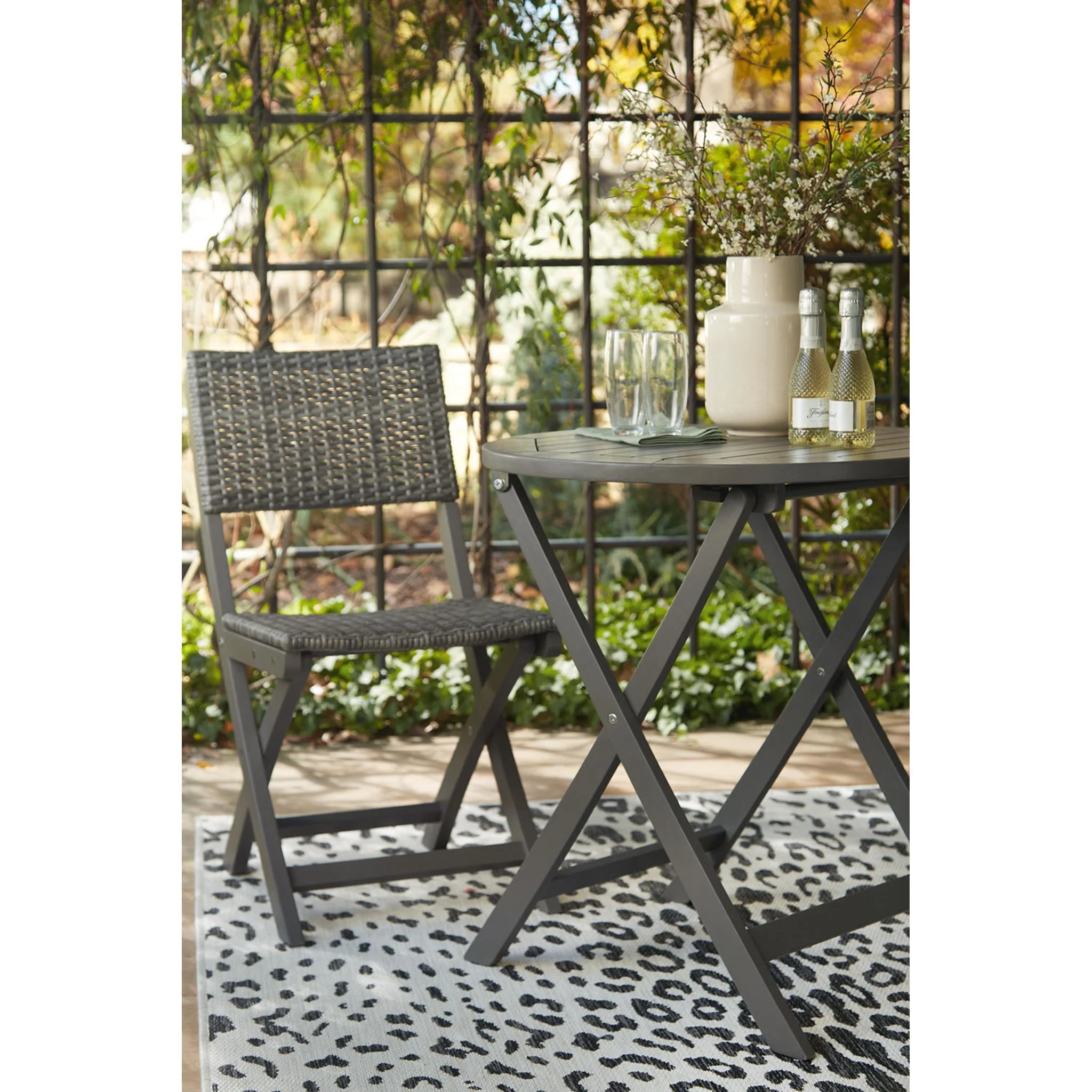 Outdoor Safari Peak Chairs w/Table Set - Image 6