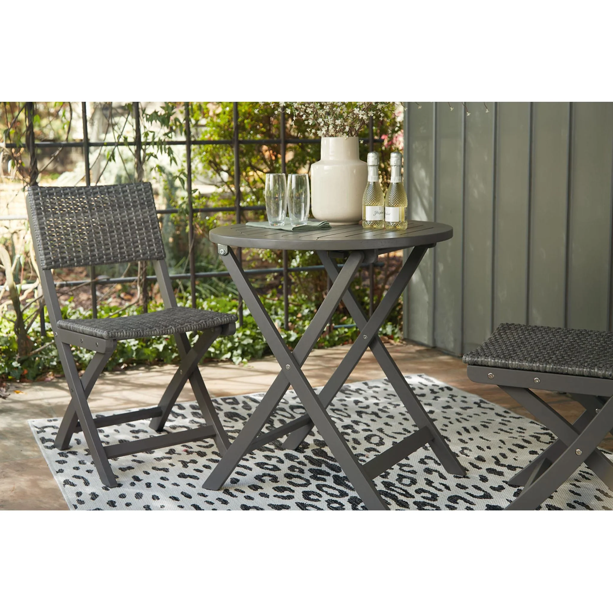 Outdoor Safari Peak Chairs w/Table Set - Image 7