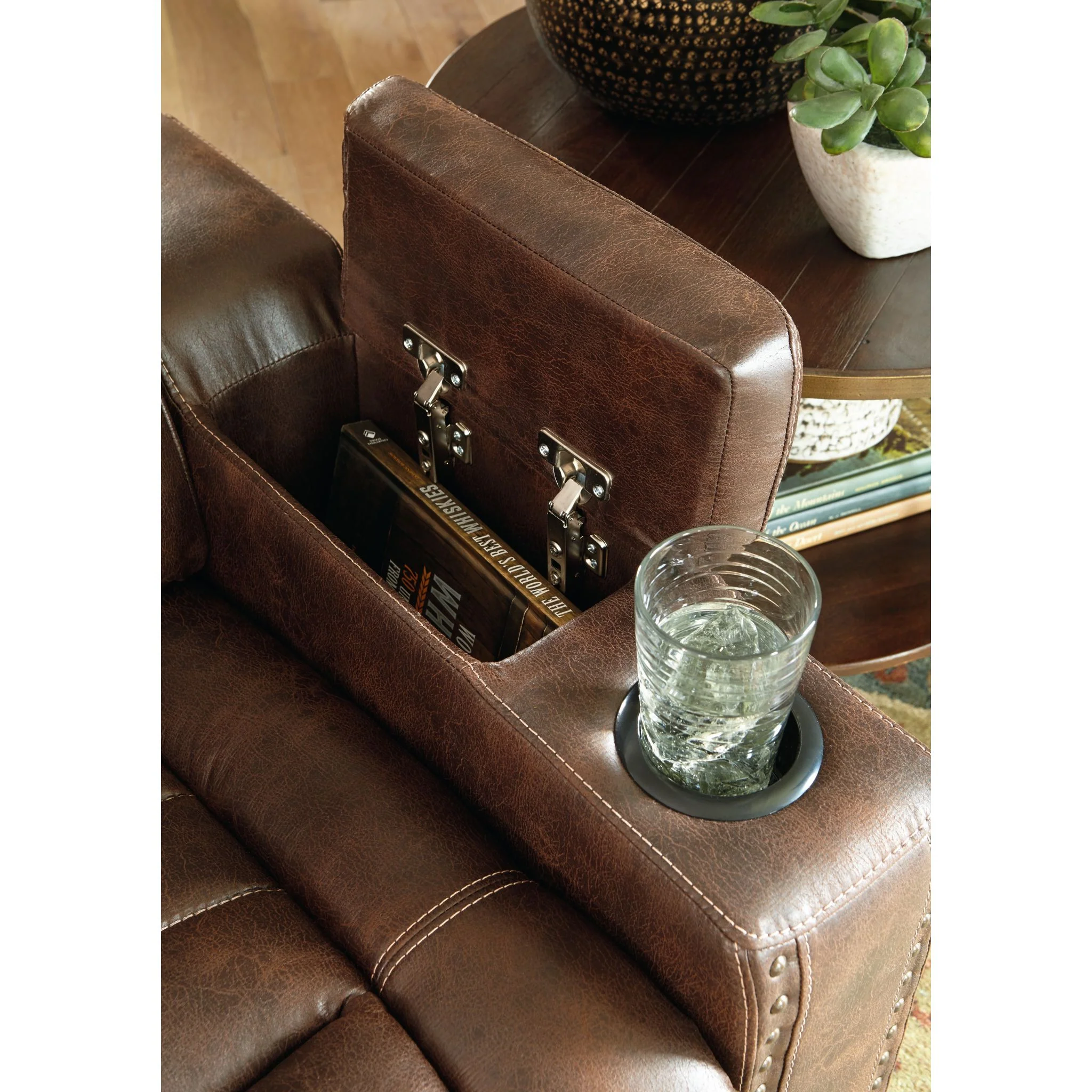Owner's Box Power Recliner with Adjustable Headrest - Image 17