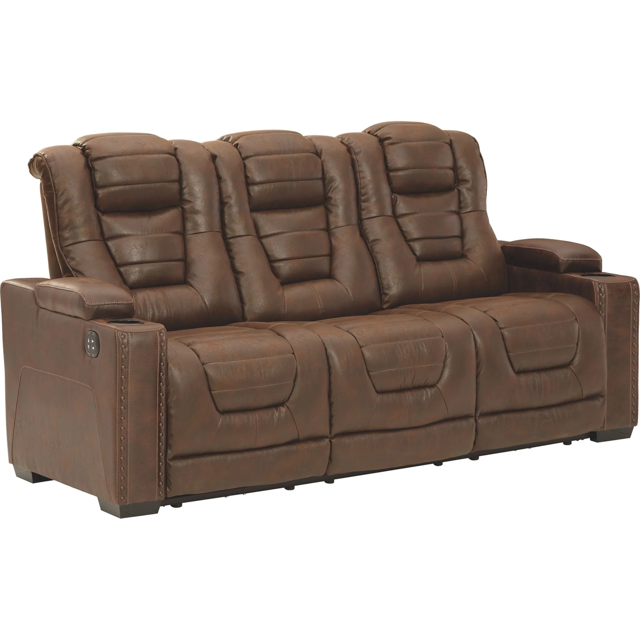 Owner's Box Power Reclining Sofa with Adjustable Headrest - Image 3