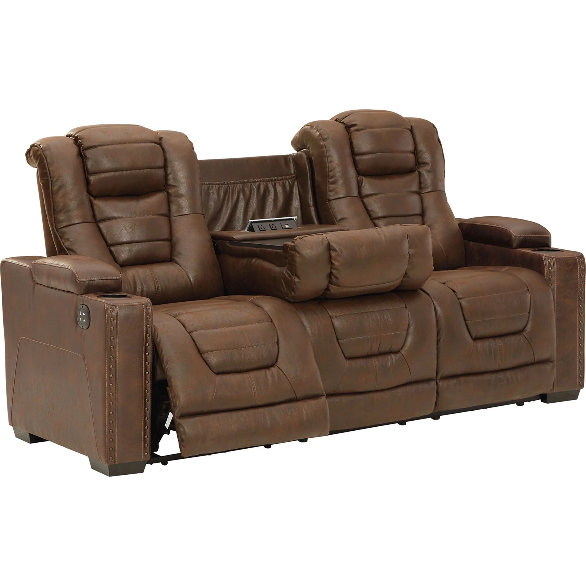 Owner's Box Power Reclining Sofa with Adjustable Headrest - Image 9