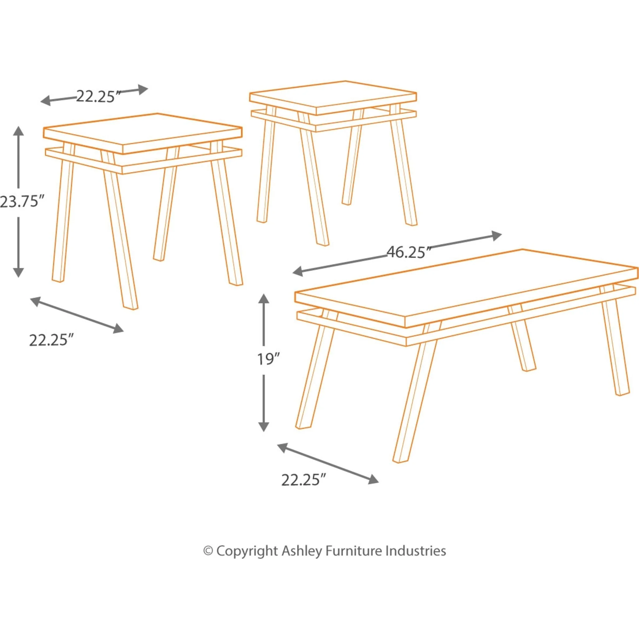 Paintsville Occasional Table Set (set of 3) - Image 5