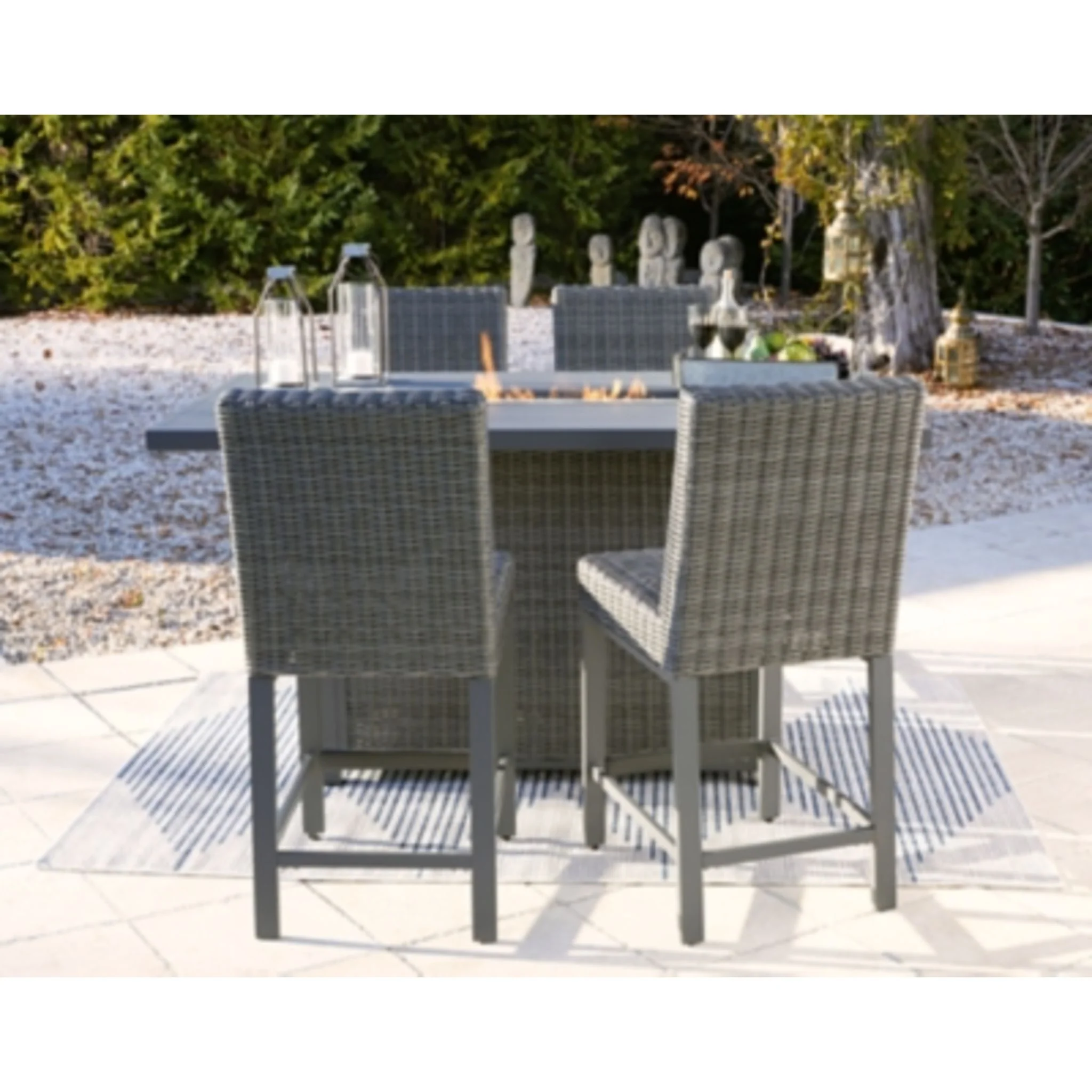 Palazzo 5 Piece Outdoor Bar Set - Image 12