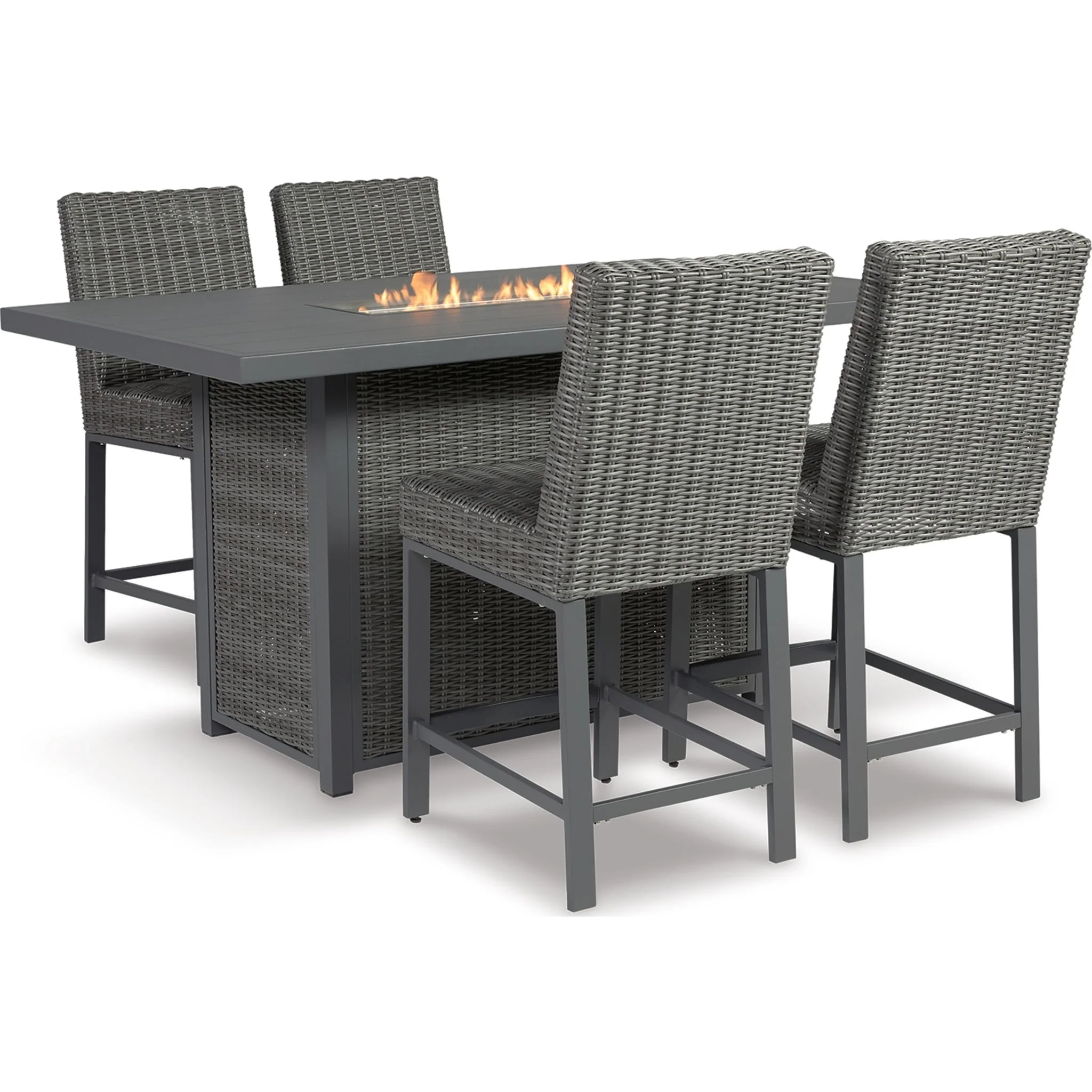 Palazzo 5 Piece Outdoor Bar Set - Image 3