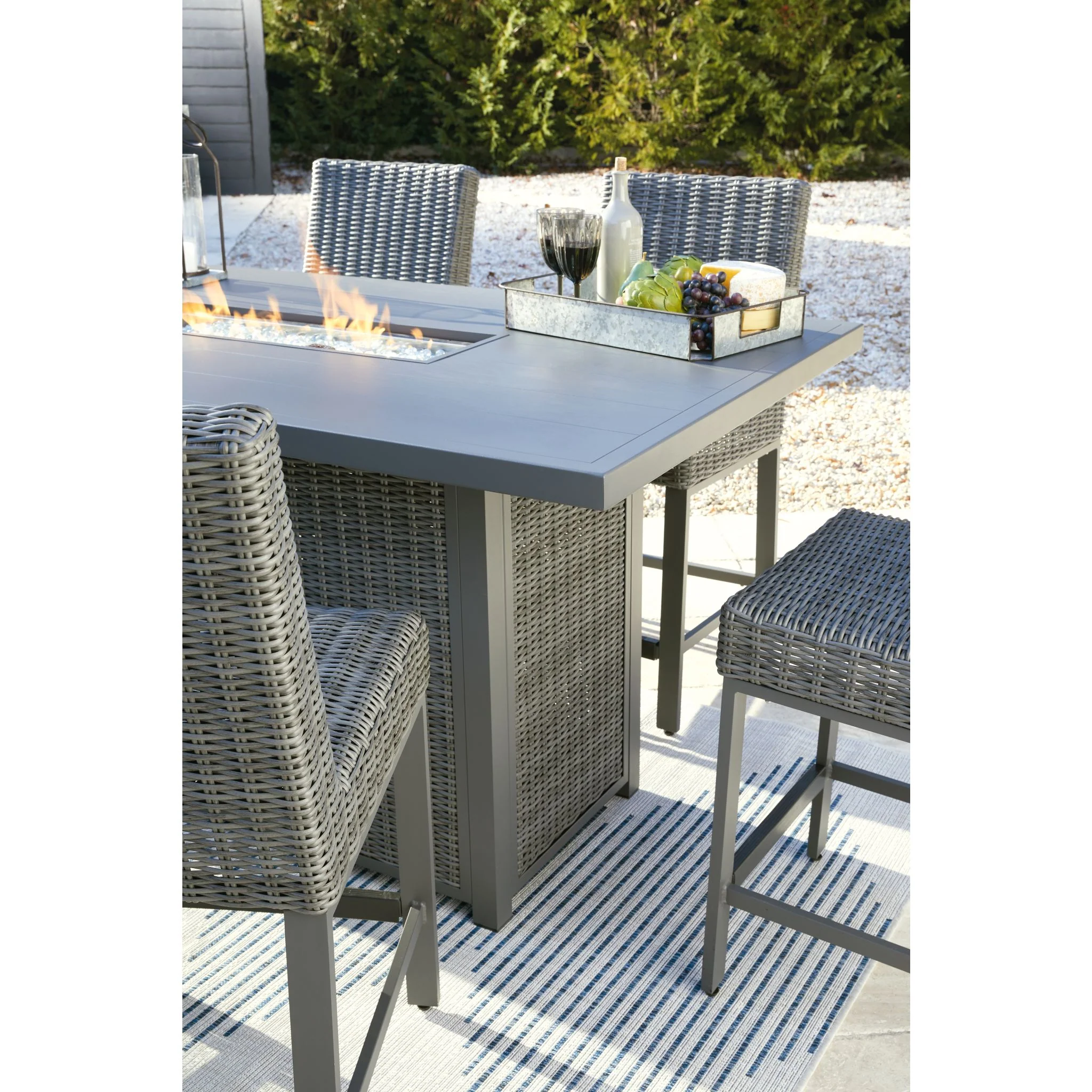 Palazzo 5 Piece Outdoor Bar Set - Image 5